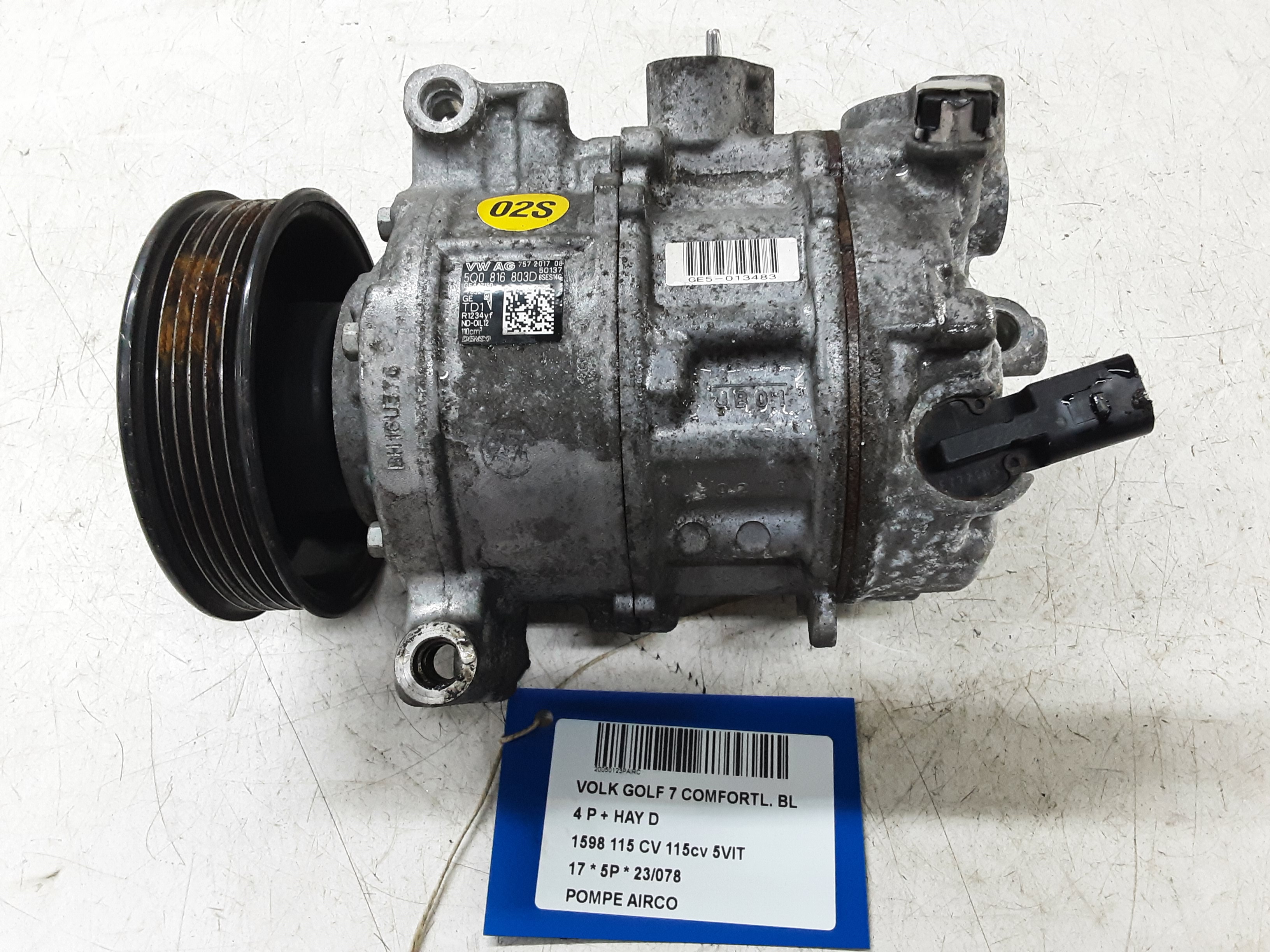 AIRCO POMP Vw GOLF VII 1/17 - 2/20 FaceLift