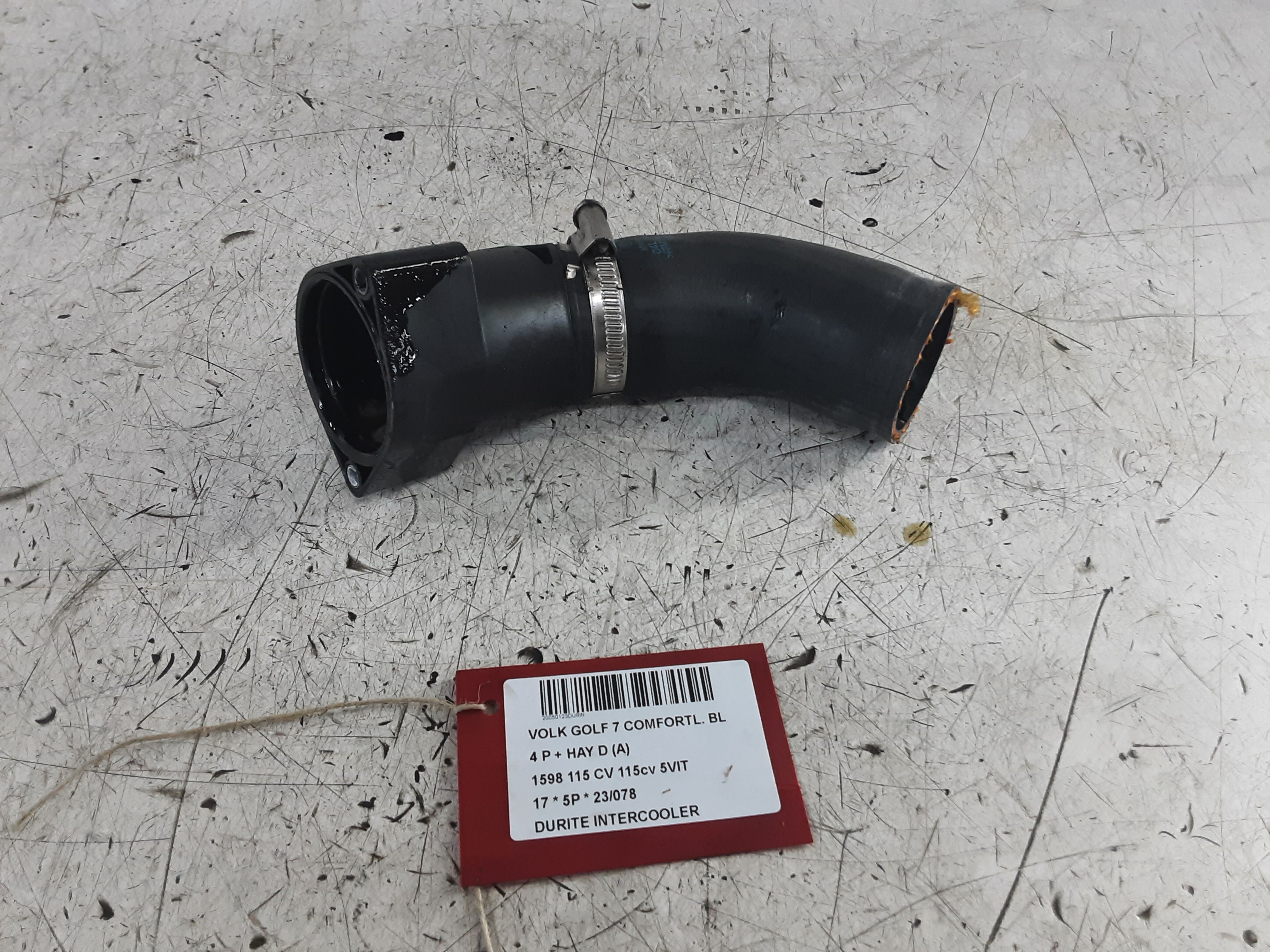 INTERCOOLER SLANG Vw GOLF VII 1/17 - 2/20 FaceLift