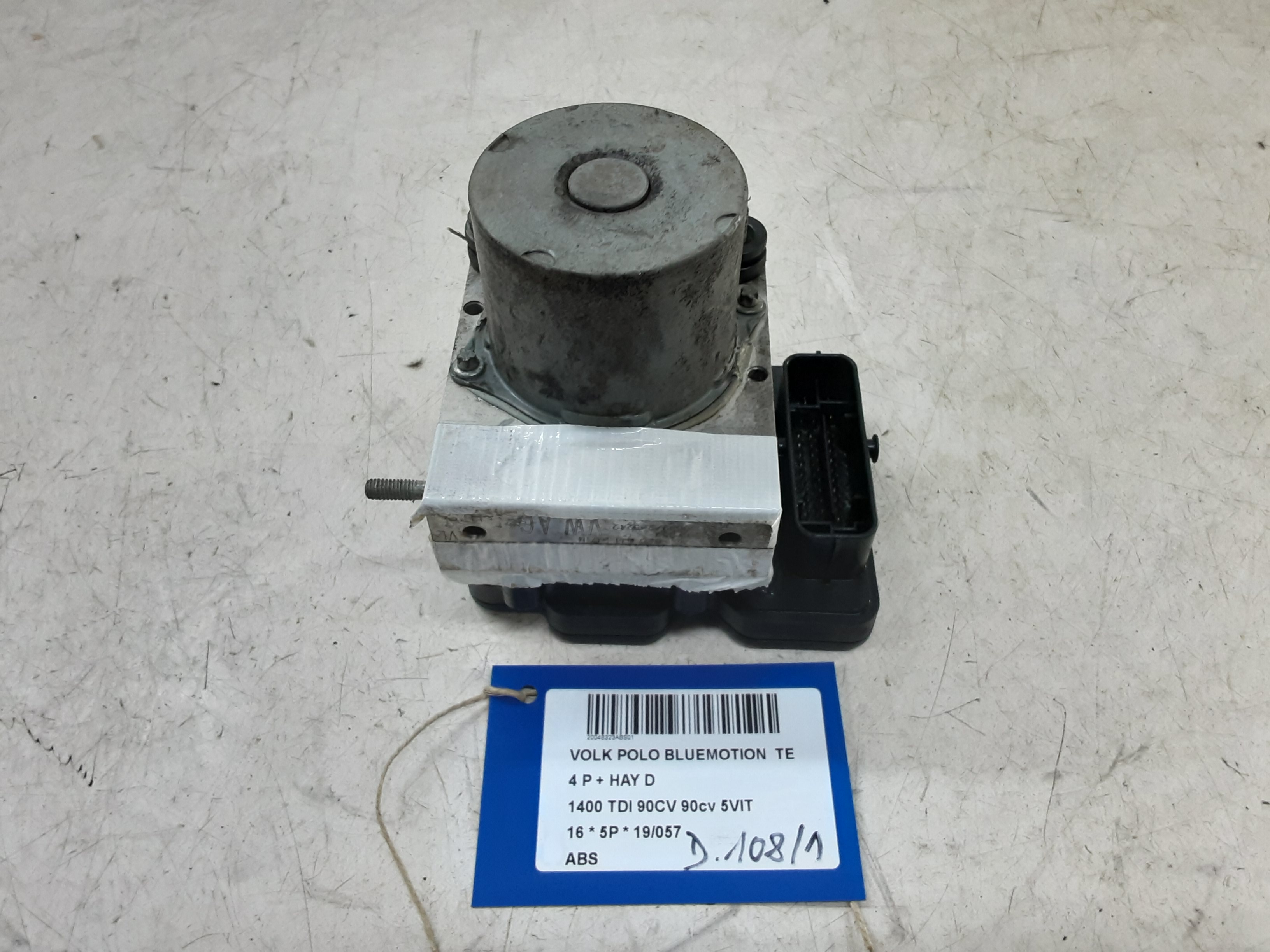 SYSTEME ABS Vw POLO (6R) FaceLift 5/14 - 17