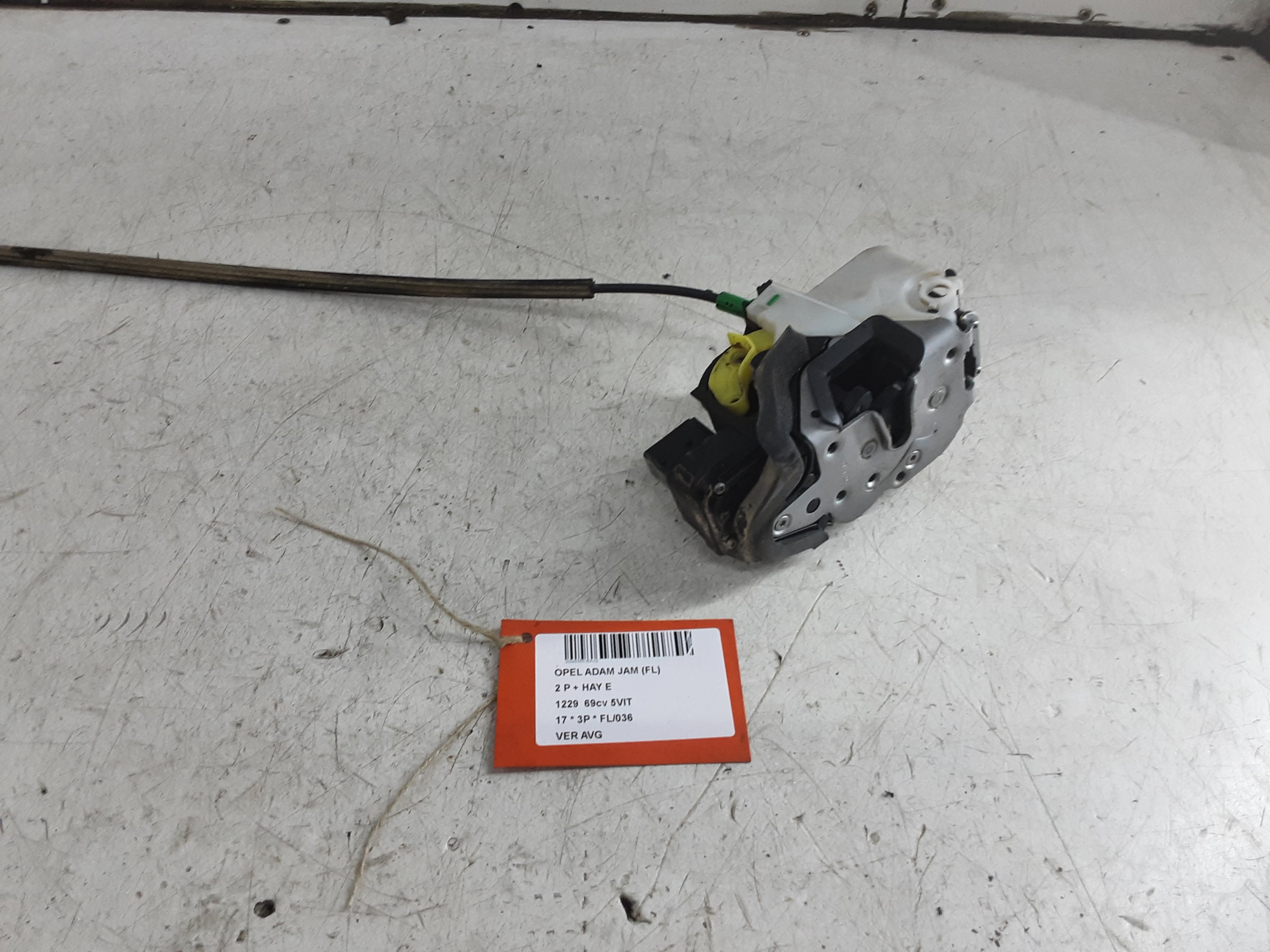 VERGRENDELING VOOR LINKS Opel ADAM 10/12+
