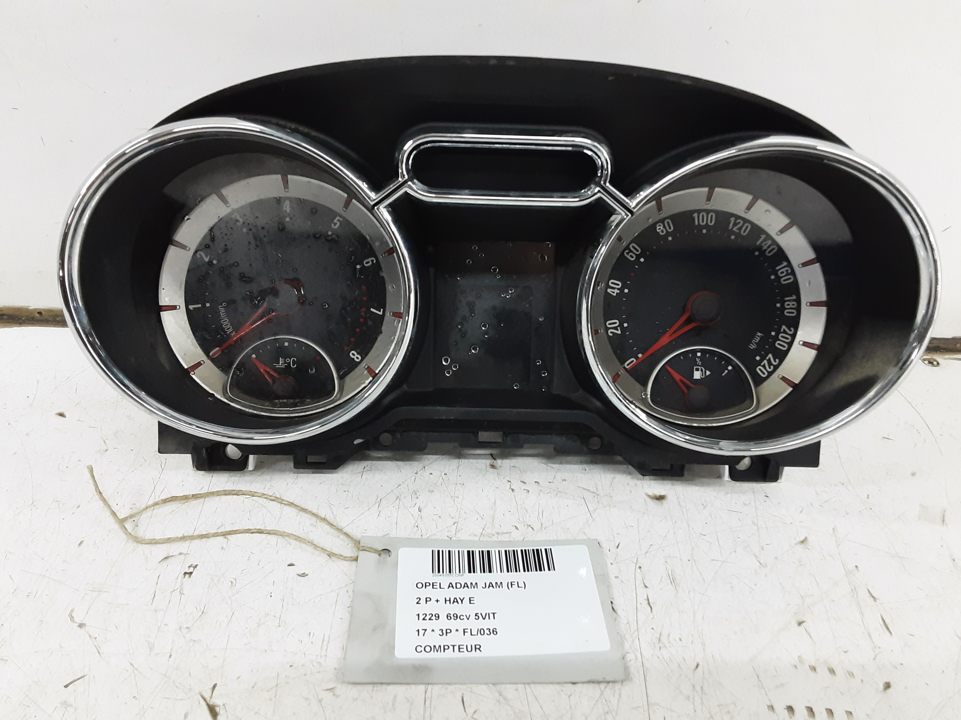 COMPTEUR Opel ADAM 10/12+