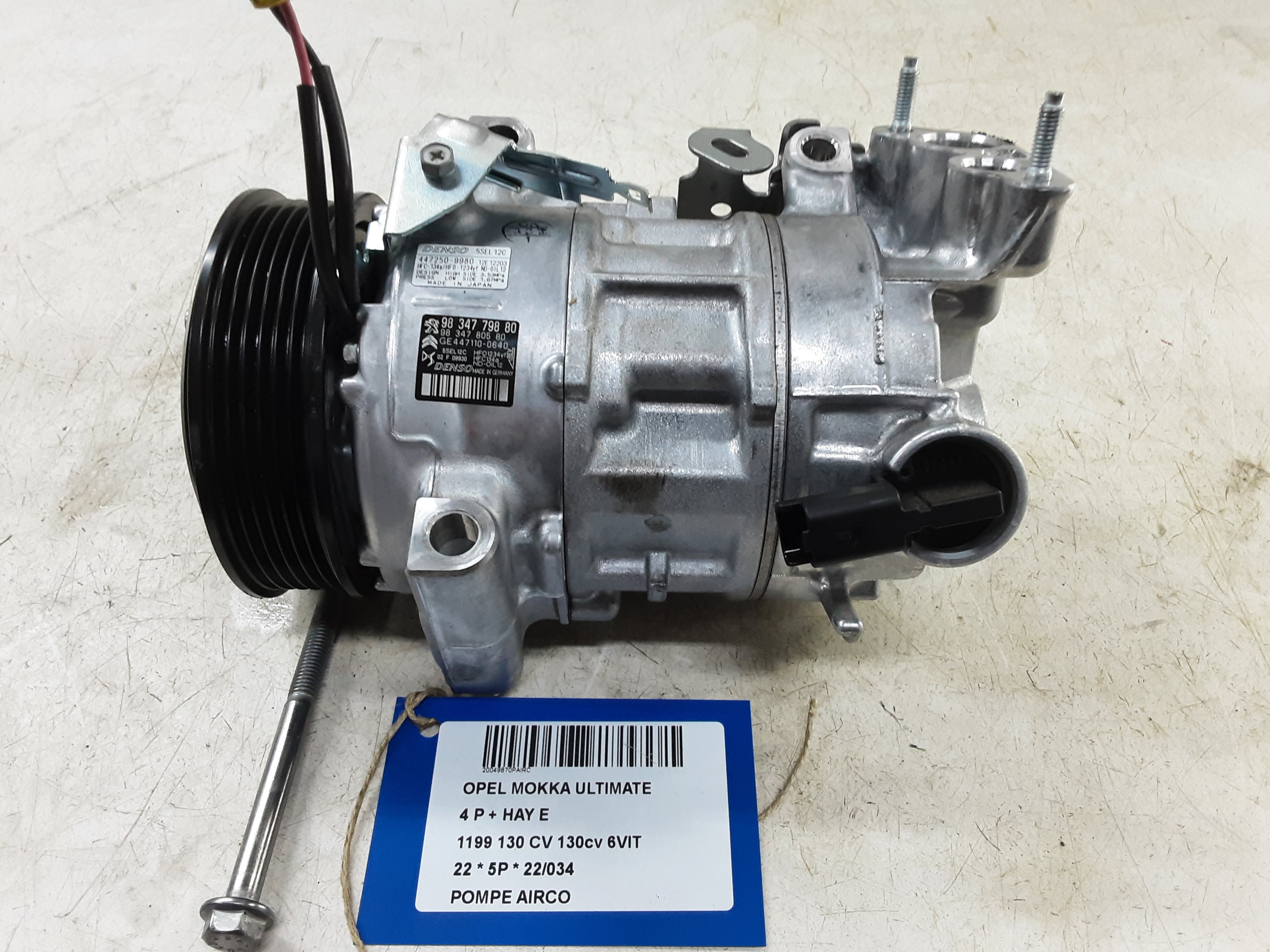 AIRCO POMP Opel Mokka
