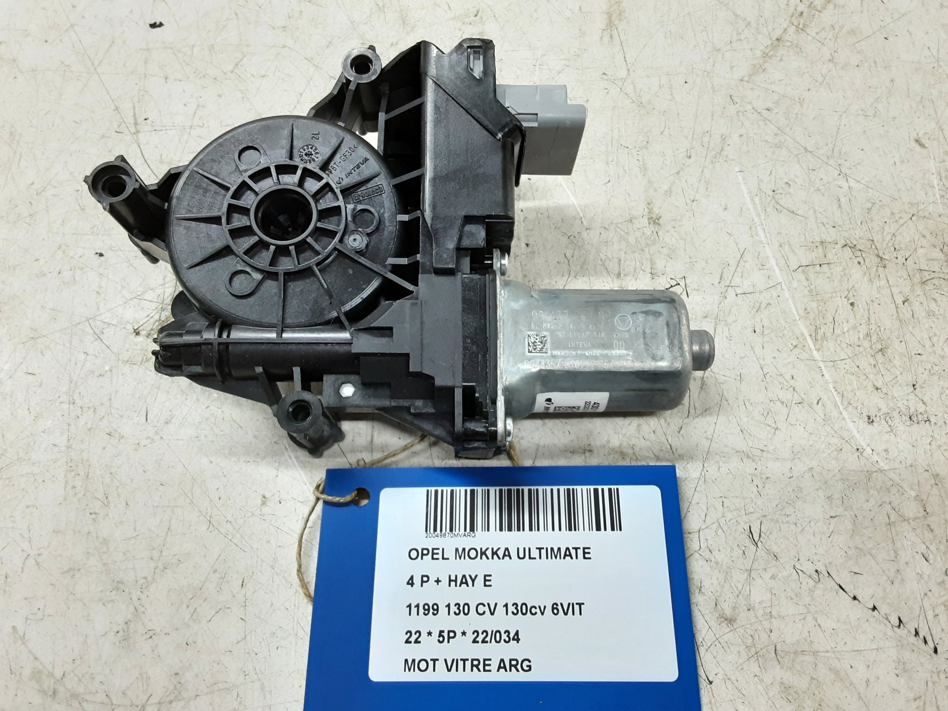 MOTOR RUITMECHANISME ACHTER LINKS Opel MOKKA 10/20 +