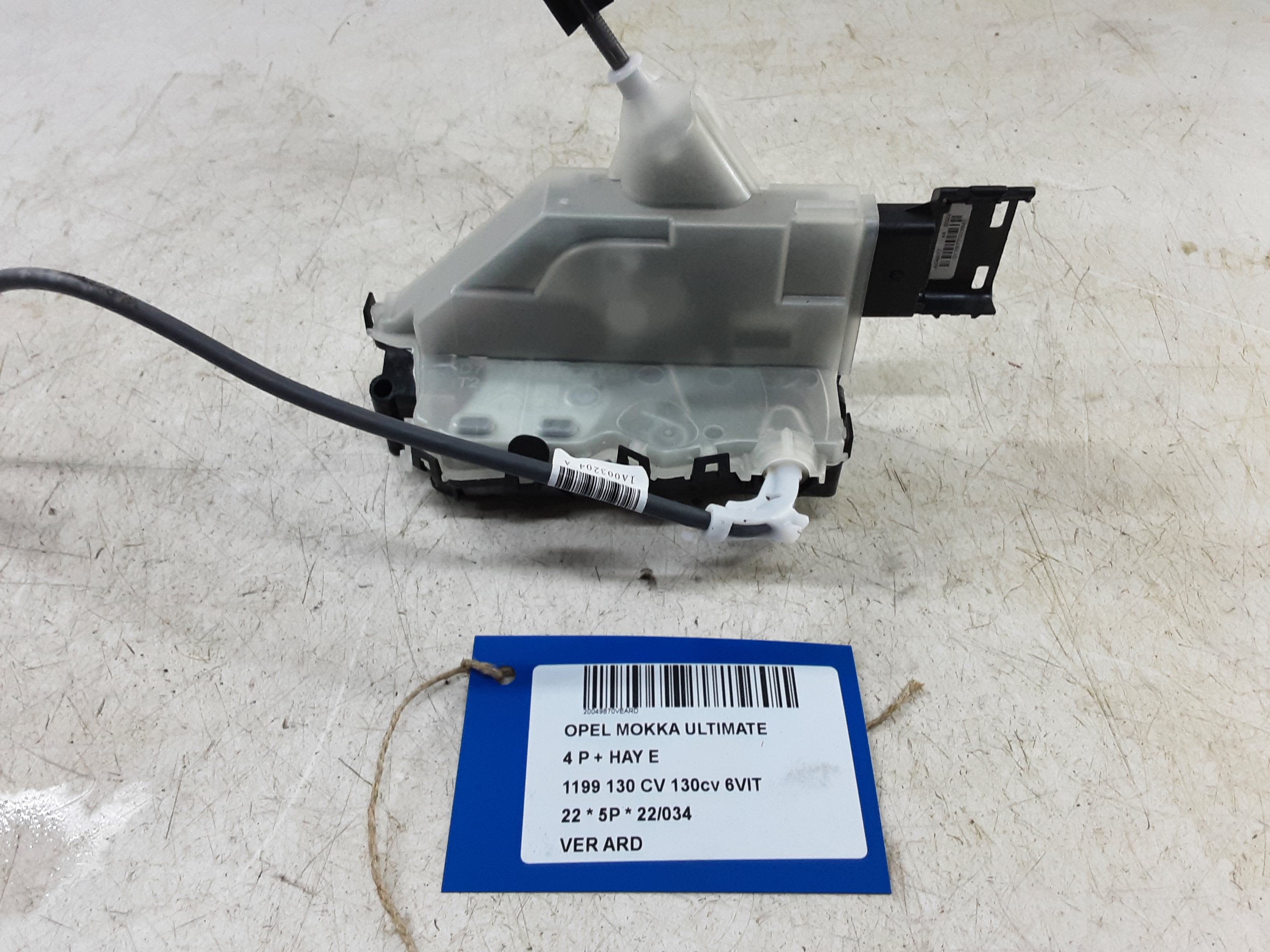 VERROUILLAGE DE PORTE ARRIERE DROITE Opel MOKKA 10/20 +