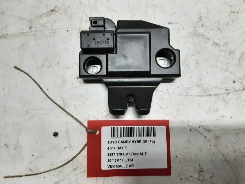 VERROUILLAGE DE MALLE ARRIERE Toyota CAMRY XV70 PreFaceLift 2018 - 