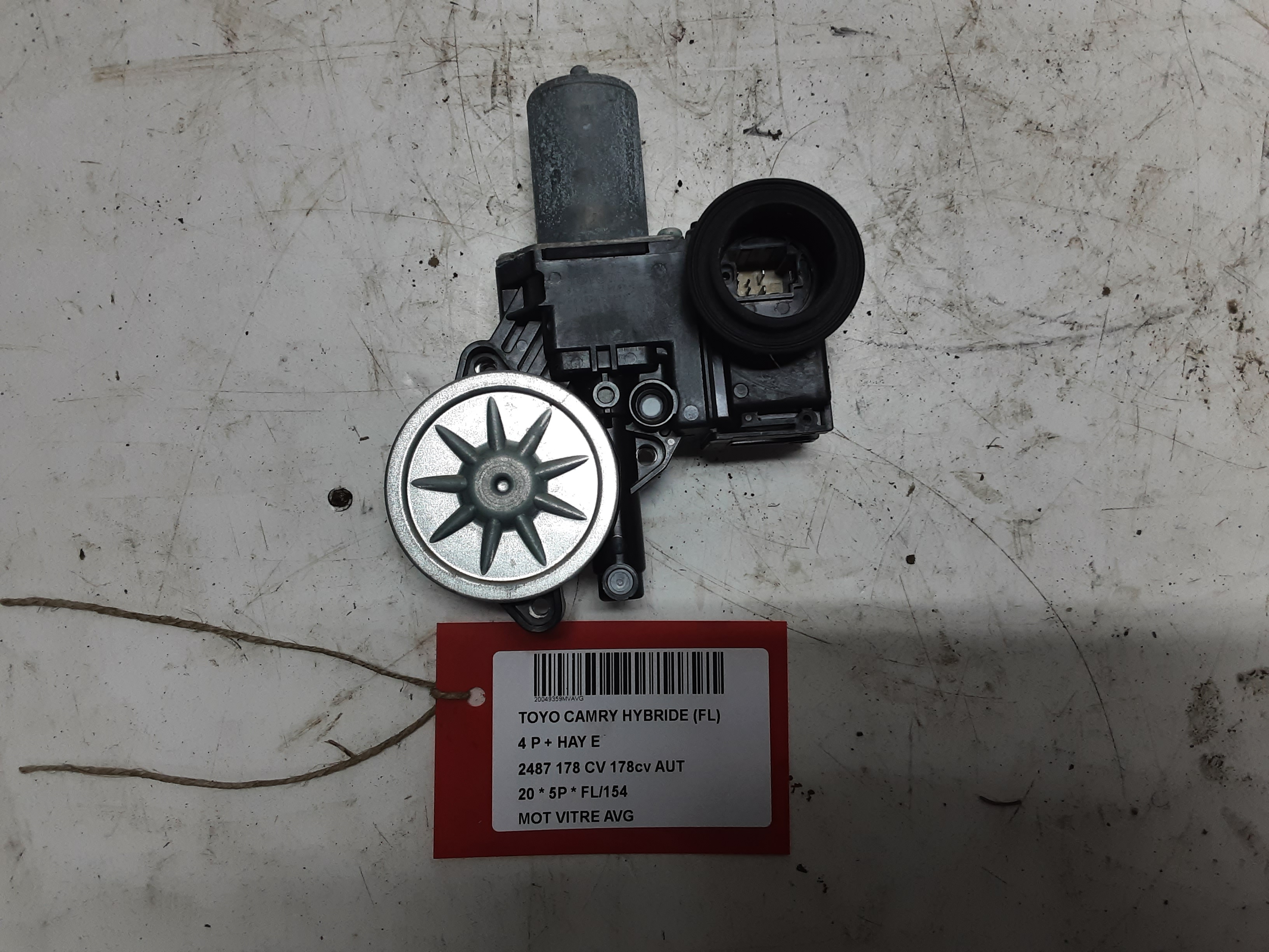 MOTOR RUITMECHANISME VOOR LINKS Toyota CAMRY XV70 PreFaceLift 2018 - 