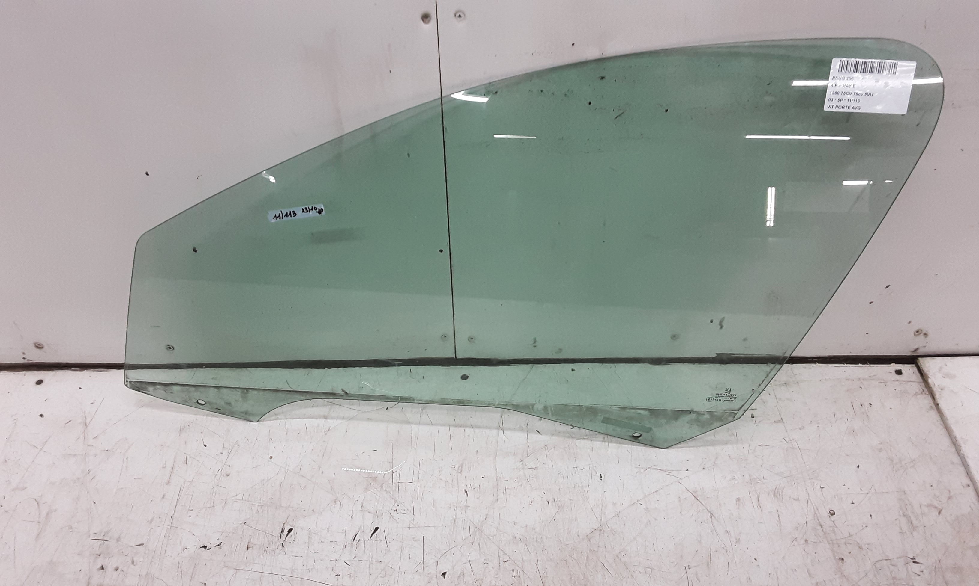 RUIT VOOR LINKS Peugeot 206 - 2/09
