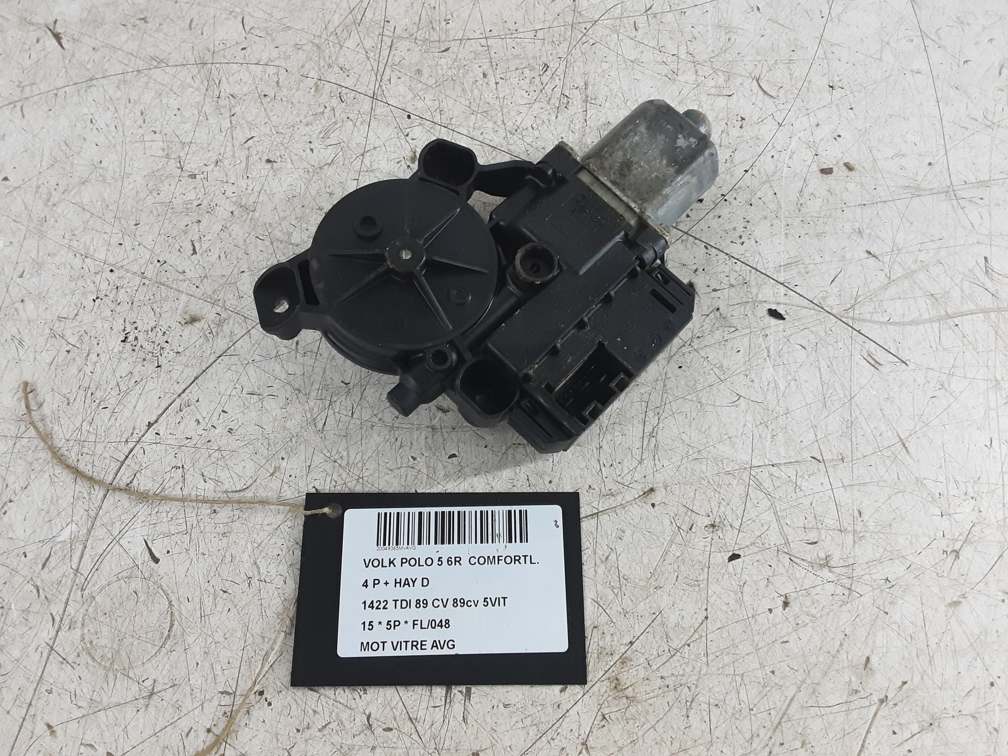MOTOR RUITMECHANISME VOOR LINKS Vw POLO (6R) FaceLift 5/14 - 17