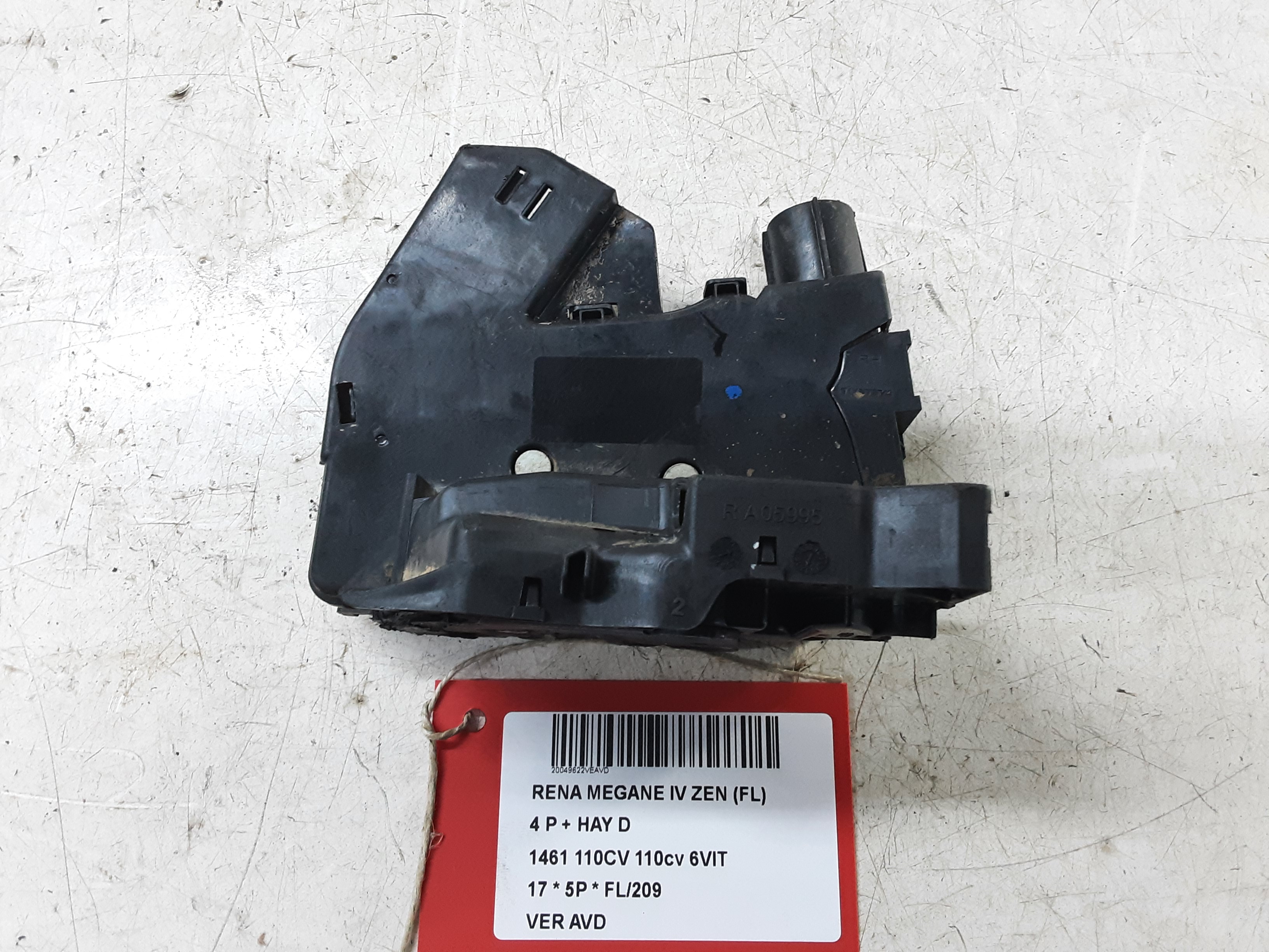 VERGRENDELING VOOR RECHTS Renault MEGANE 5D 16+