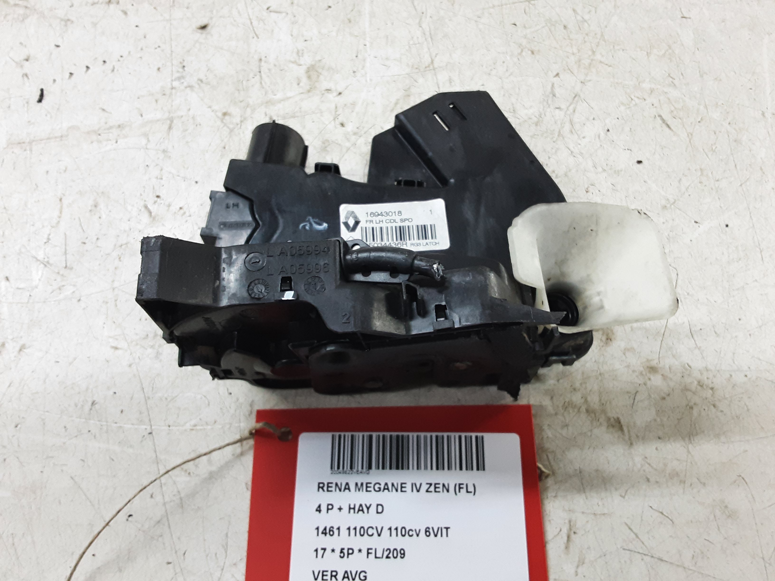 VERGRENDELING VOOR LINKS Renault MEGANE 5D 16+
