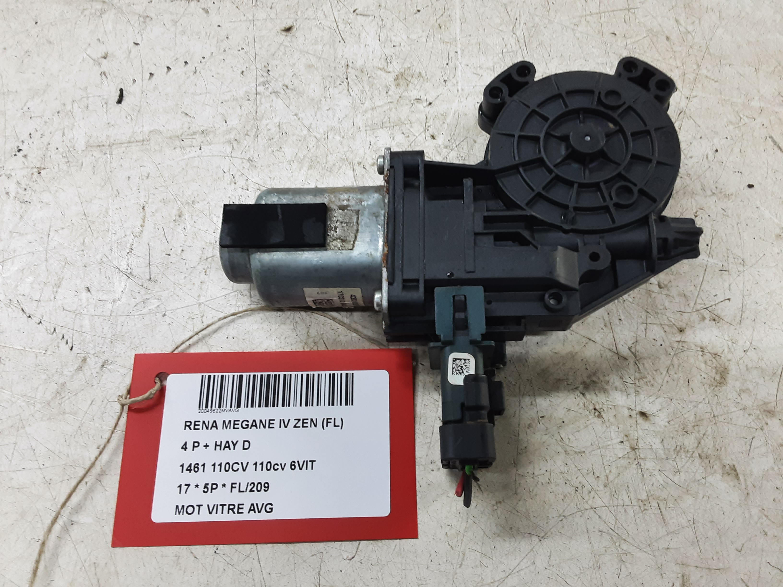 MOTOR RUITMECHANISME VOOR LINKS Renault MEGANE 5D 16+