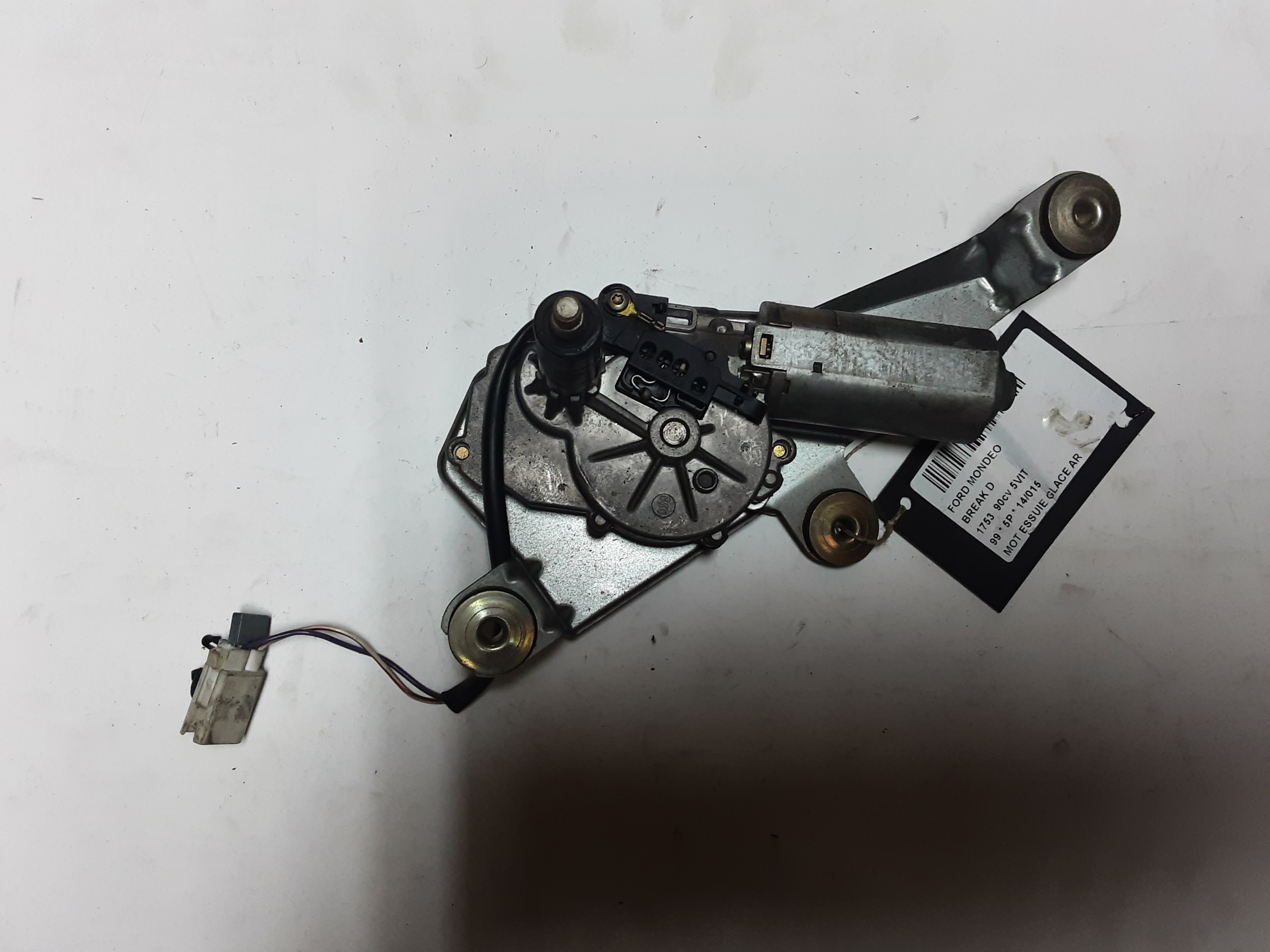 RUITENWISSERMOTOR ACHTER Ford MONDEO 11/96 -  09/00