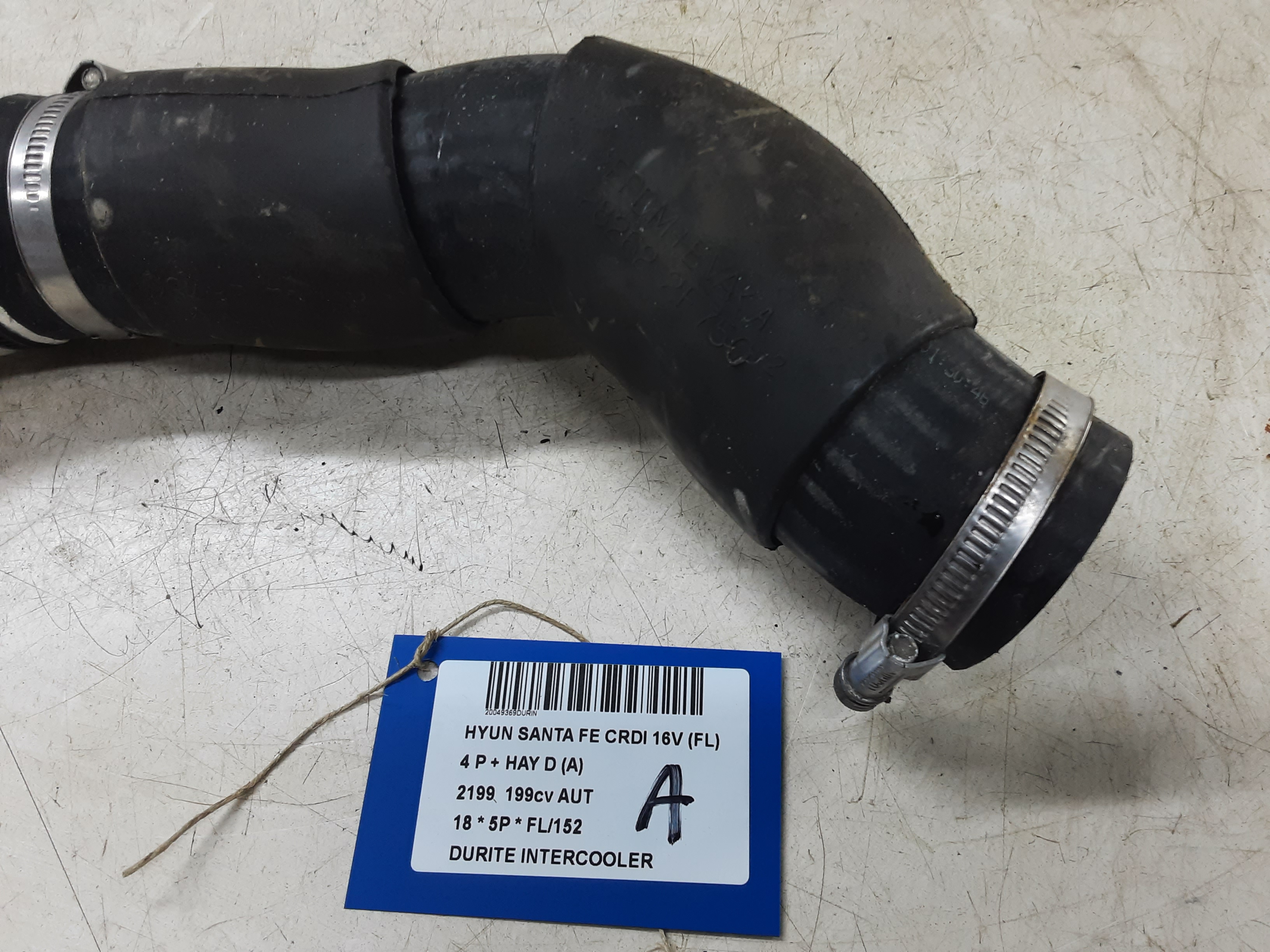 DURITE INTERCOOLER Hyundai SANTE FE (4) FaceLift 10/16 - 3/21