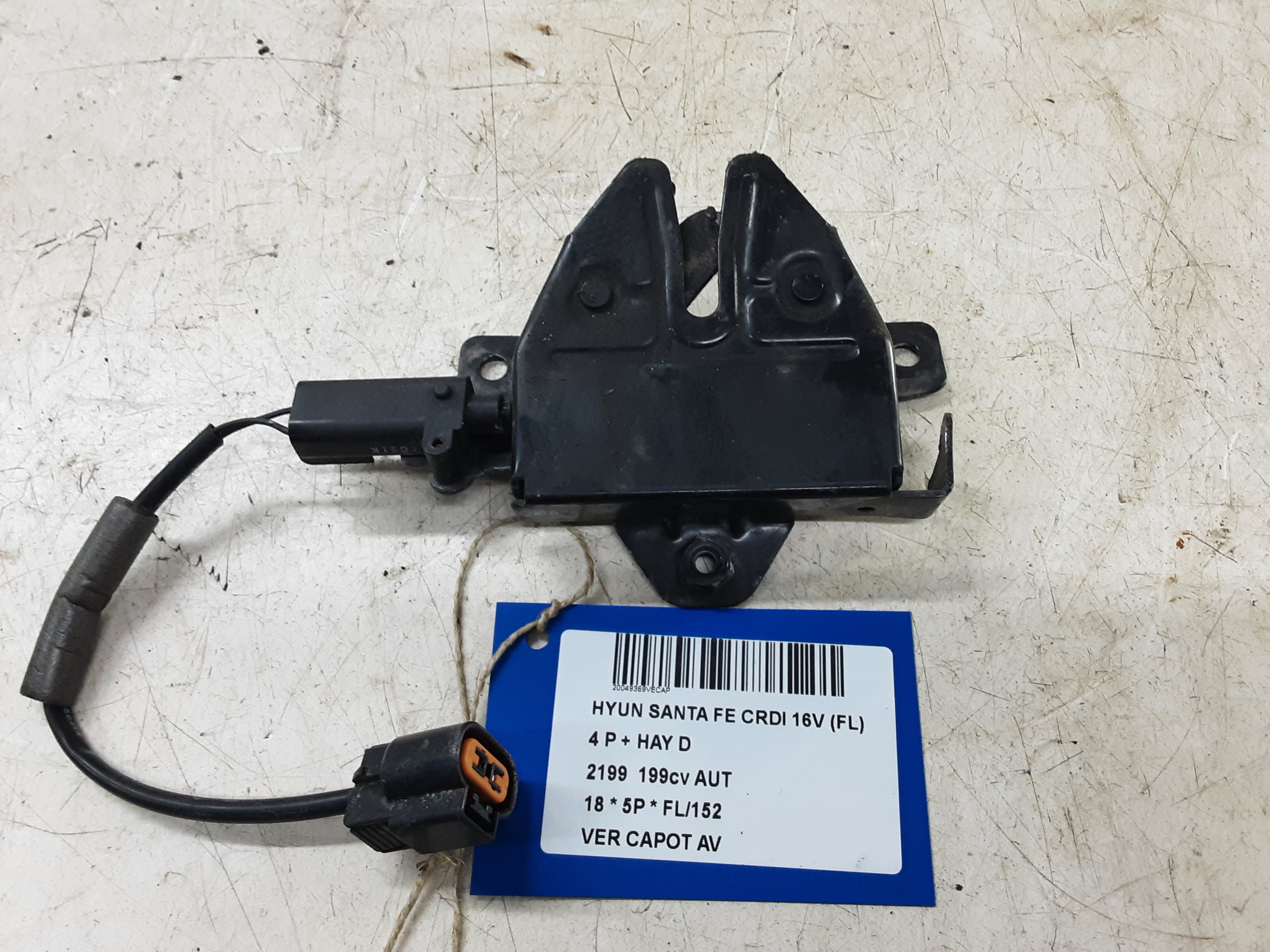 DRUKVEER MOTORKAP Hyundai SANTE FE (4) FaceLift 10/16 - 3/21