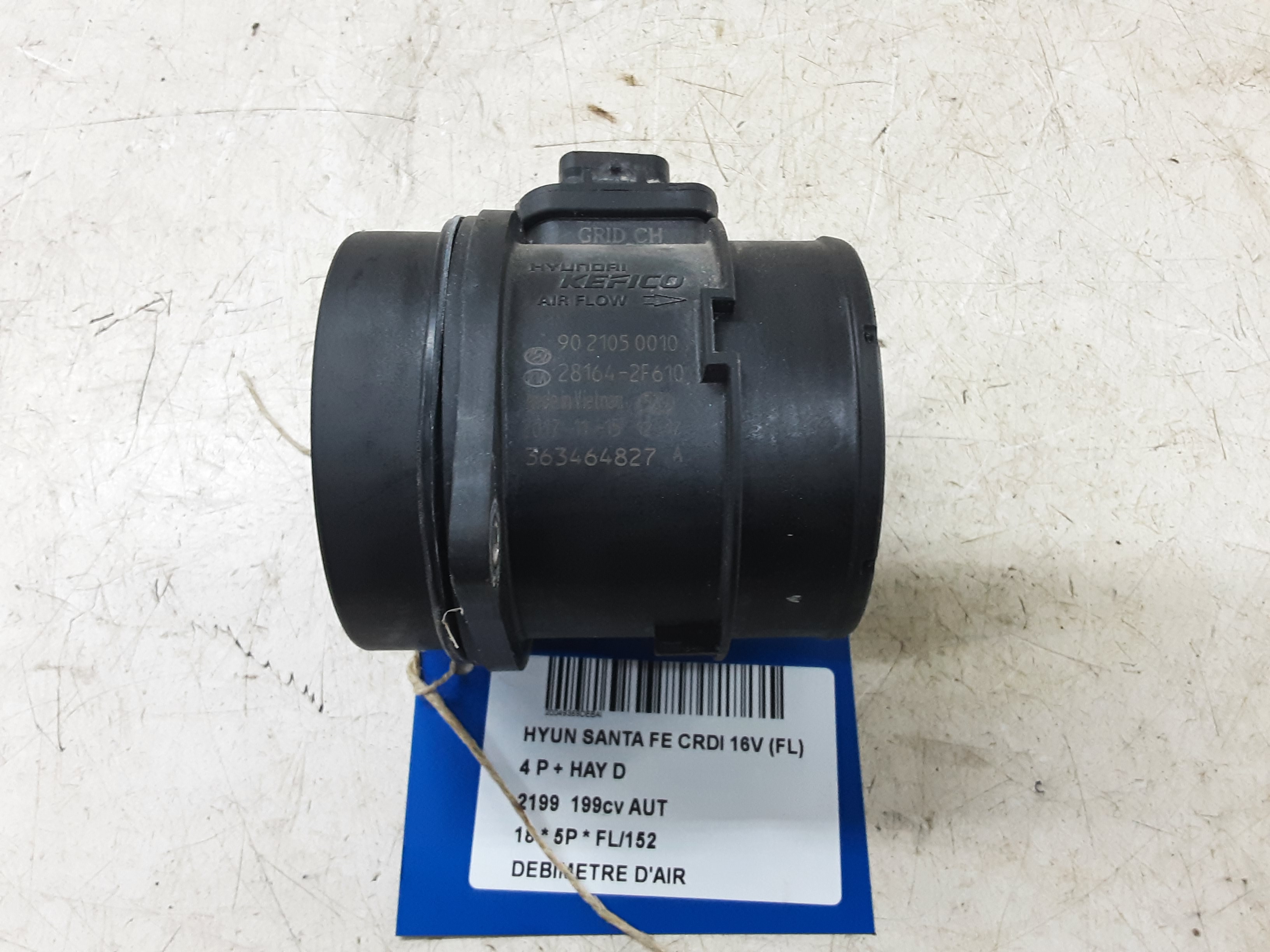 LUCHTHOEVEELHEIDSMETER Hyundai SANTE FE (4) FaceLift 10/16 - 3/21