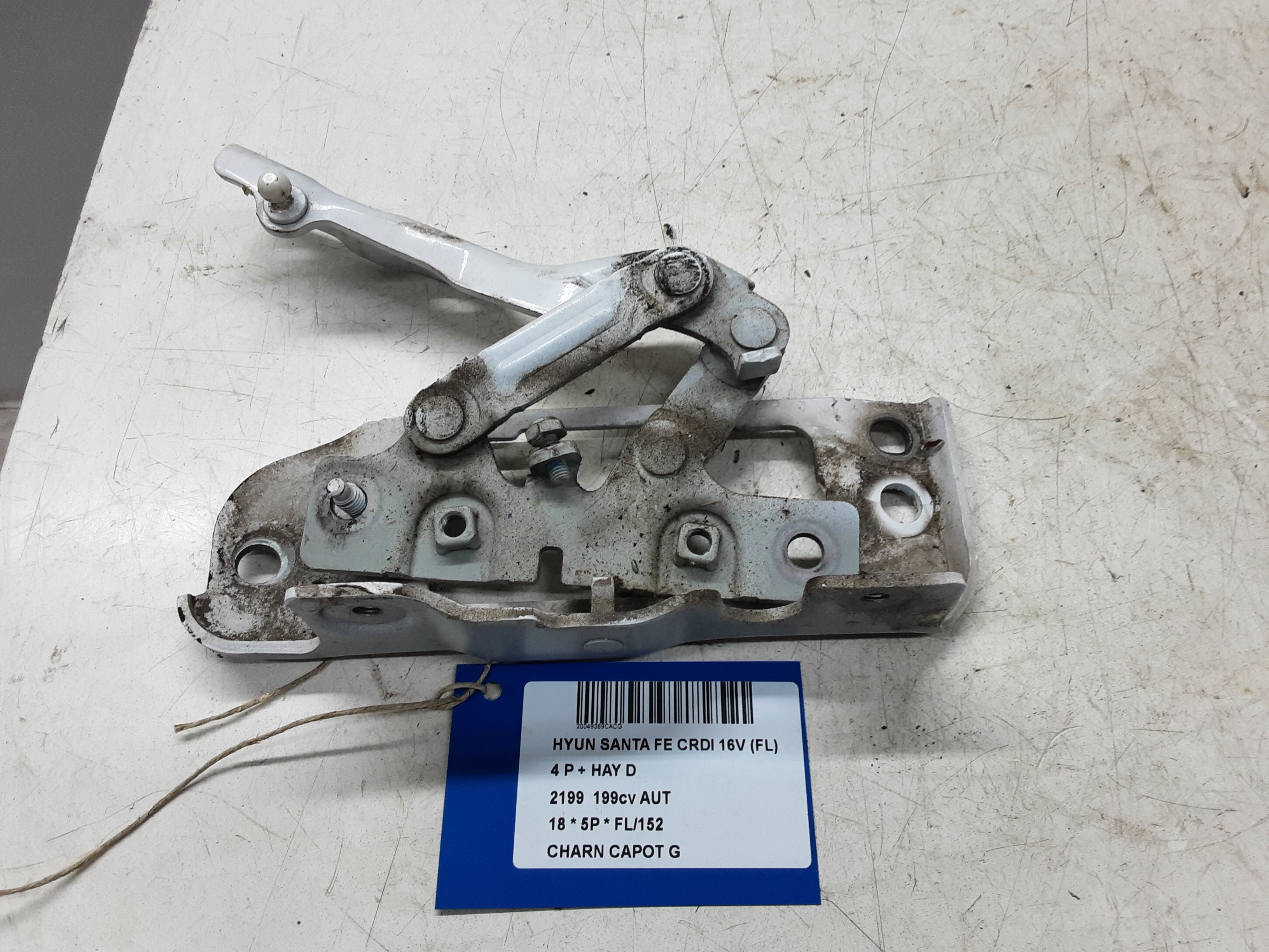 SCHARNIER MOTORKAP LINKS Hyundai SANTE FE (4) FaceLift 10/16 - 3/21