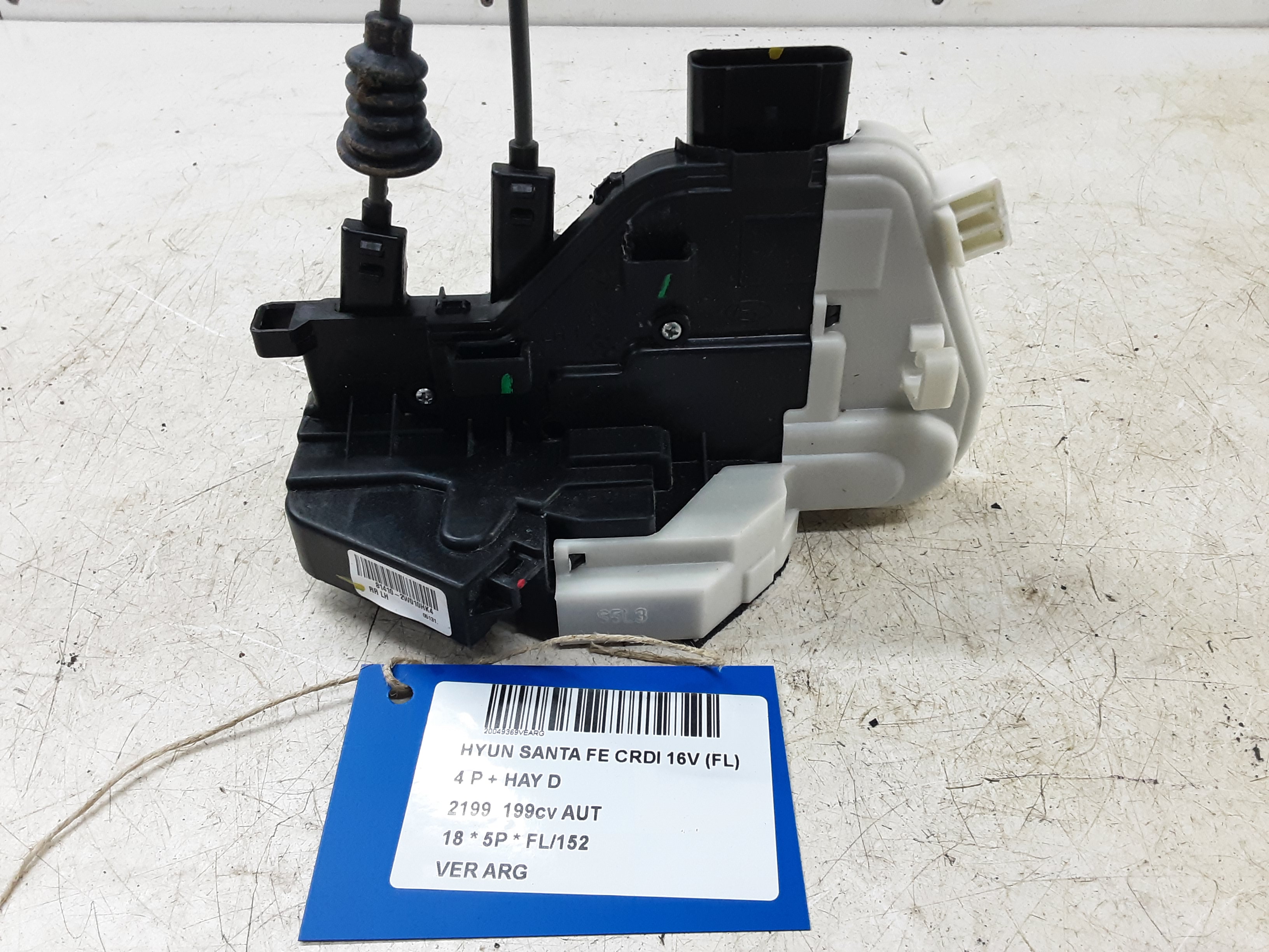 VERROUILLAGE DE PORTE ARRIERE GAUCHE Hyundai SANTE FE (4) FaceLift 10/16 - 3/21
