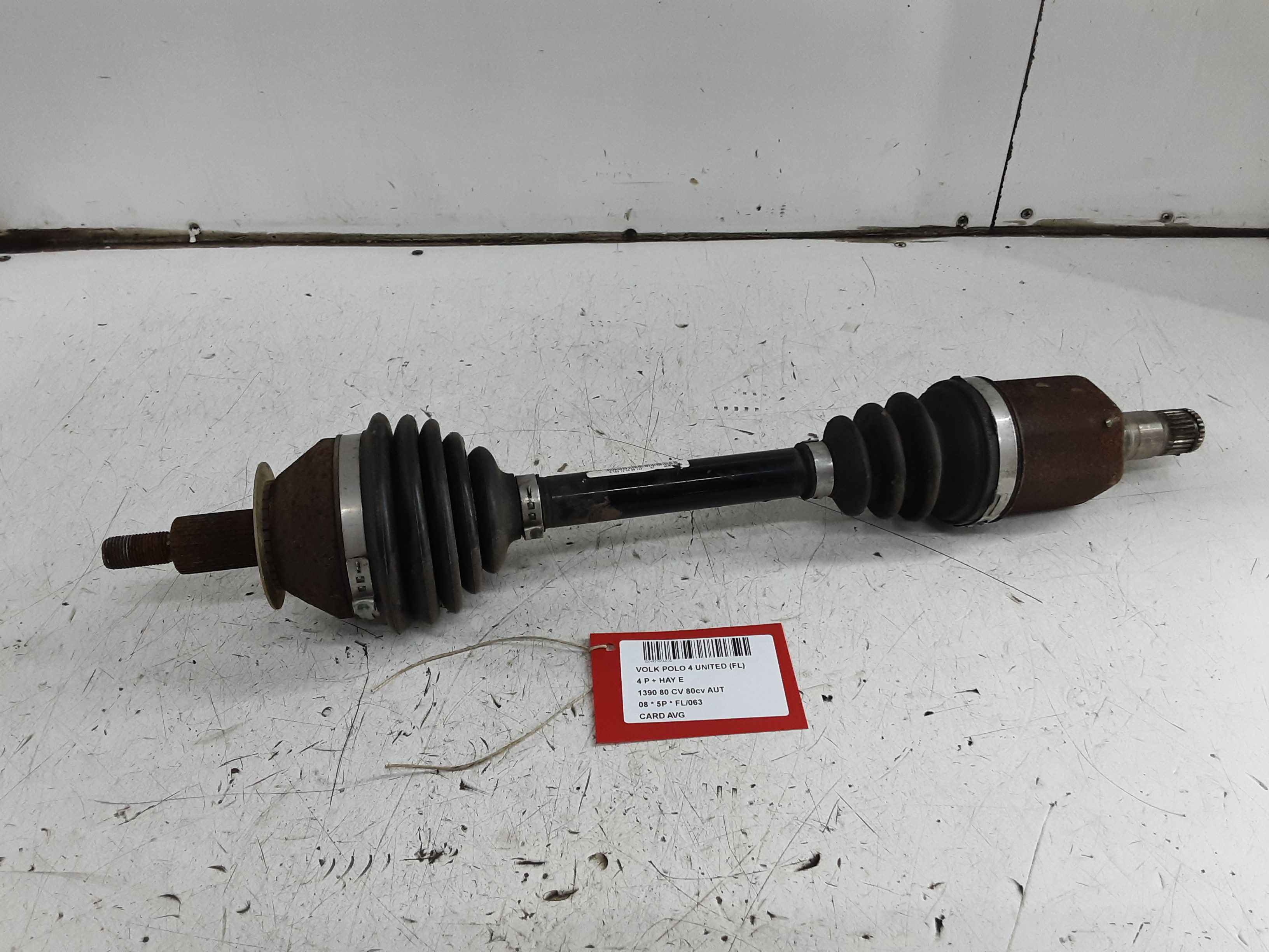 AANDRIJFAS VOOR LINKS Vw POLO (9N3) 5/05 - 5/09