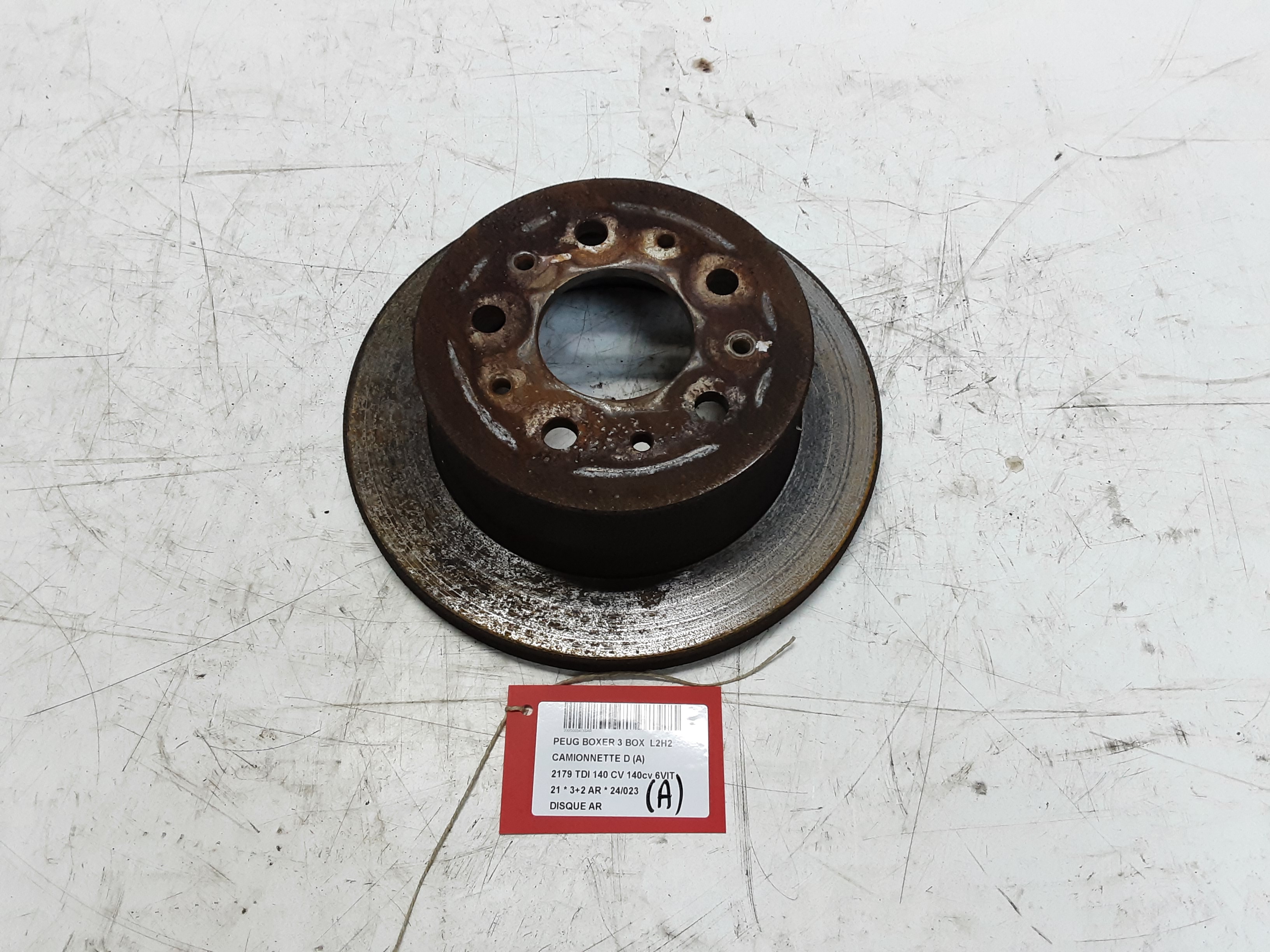 REMSCHIJF ACHTER Peugeot BOXER 14+