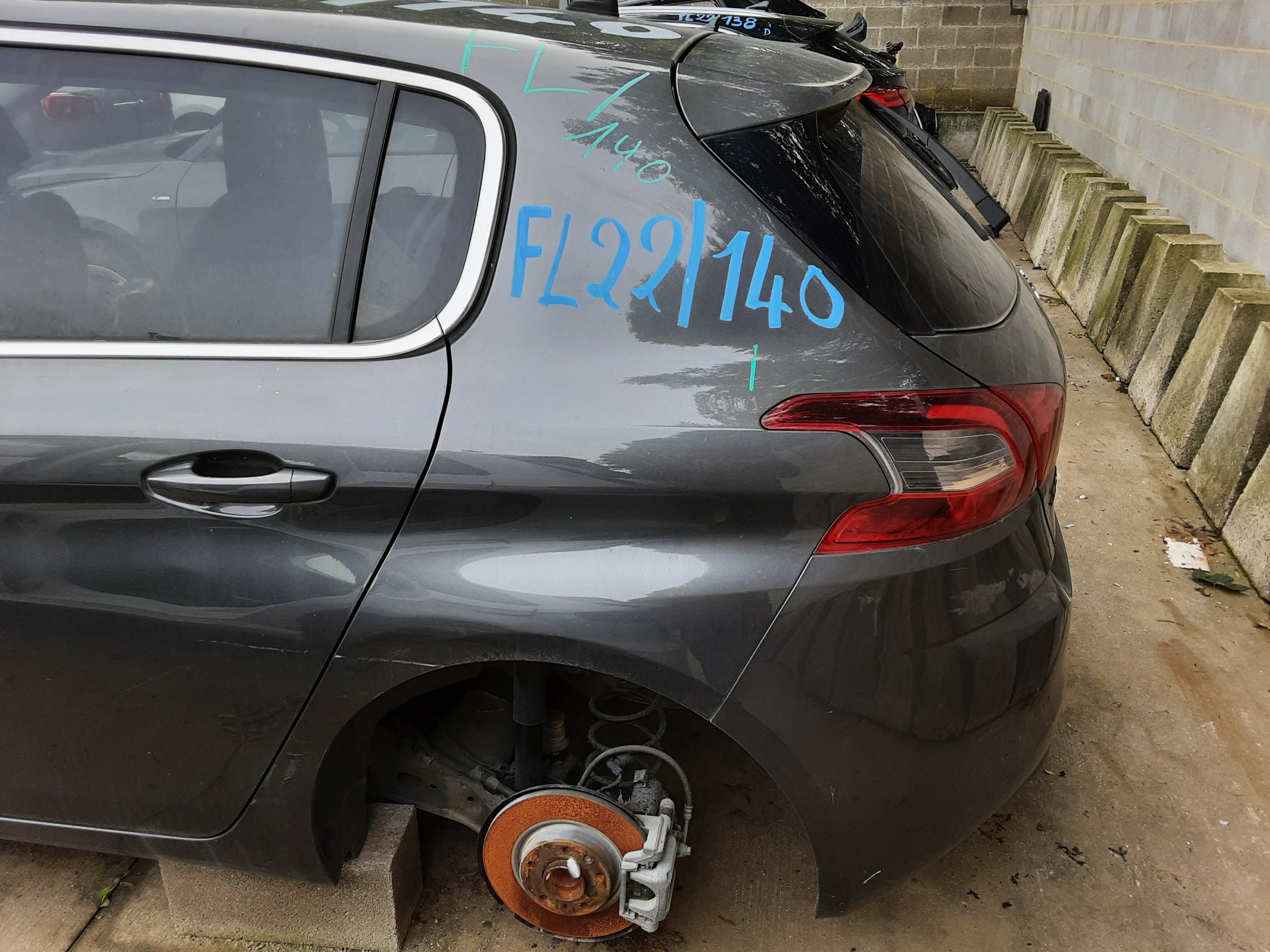 AILE ARRIERE GAUCHE Peugeot 308 (2) 6/17 - 8/21 FaceLift