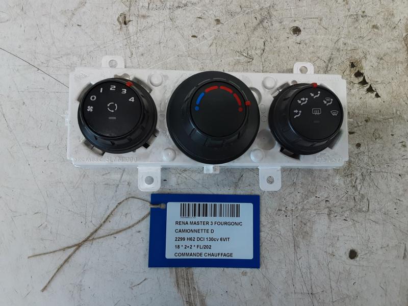 HEATER SWITCH Renault MASTER 10 - 8/19