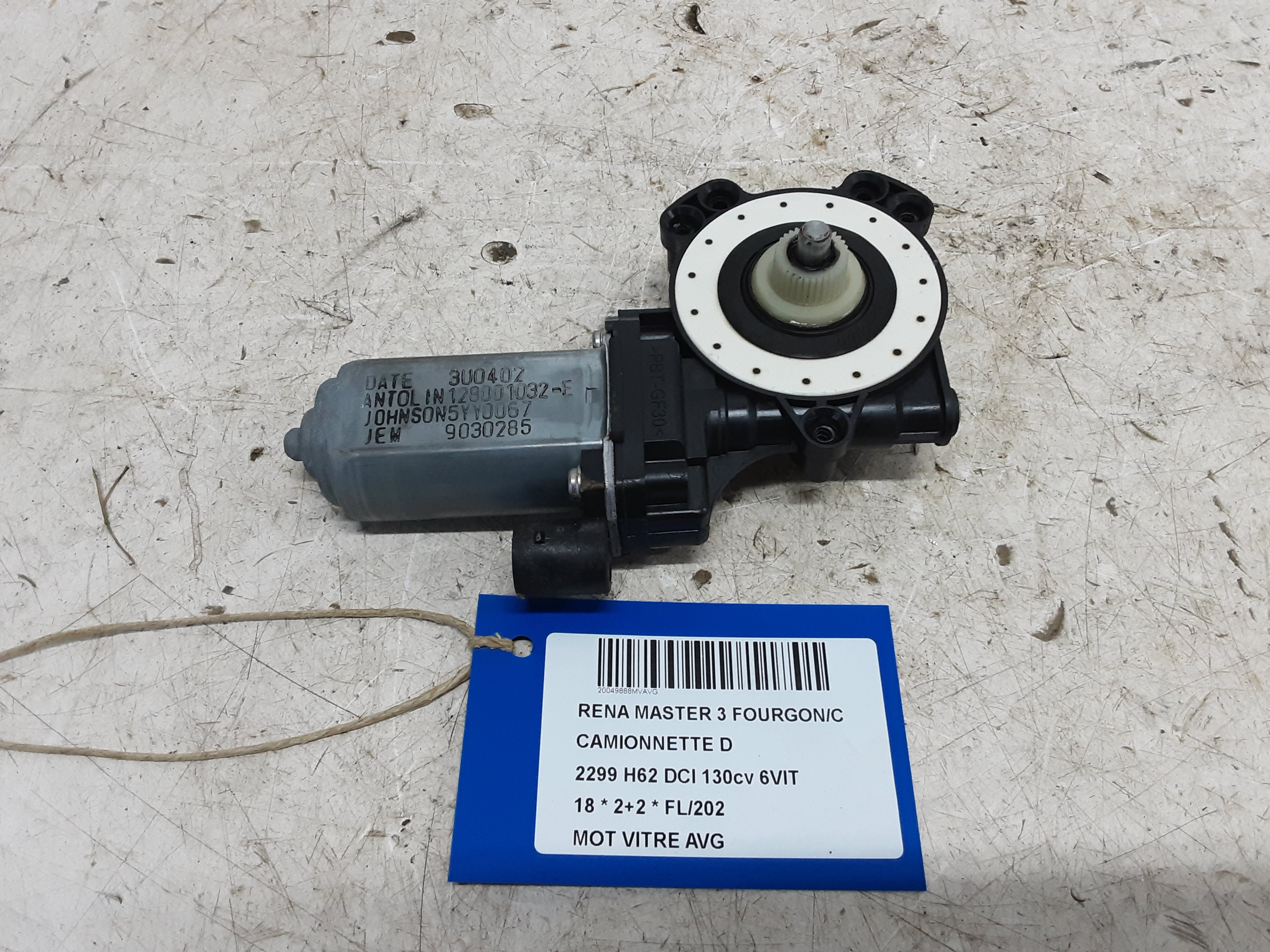 MOTOR RUITMECHANISME VOOR LINKS Renault MASTER 10 - 8/19