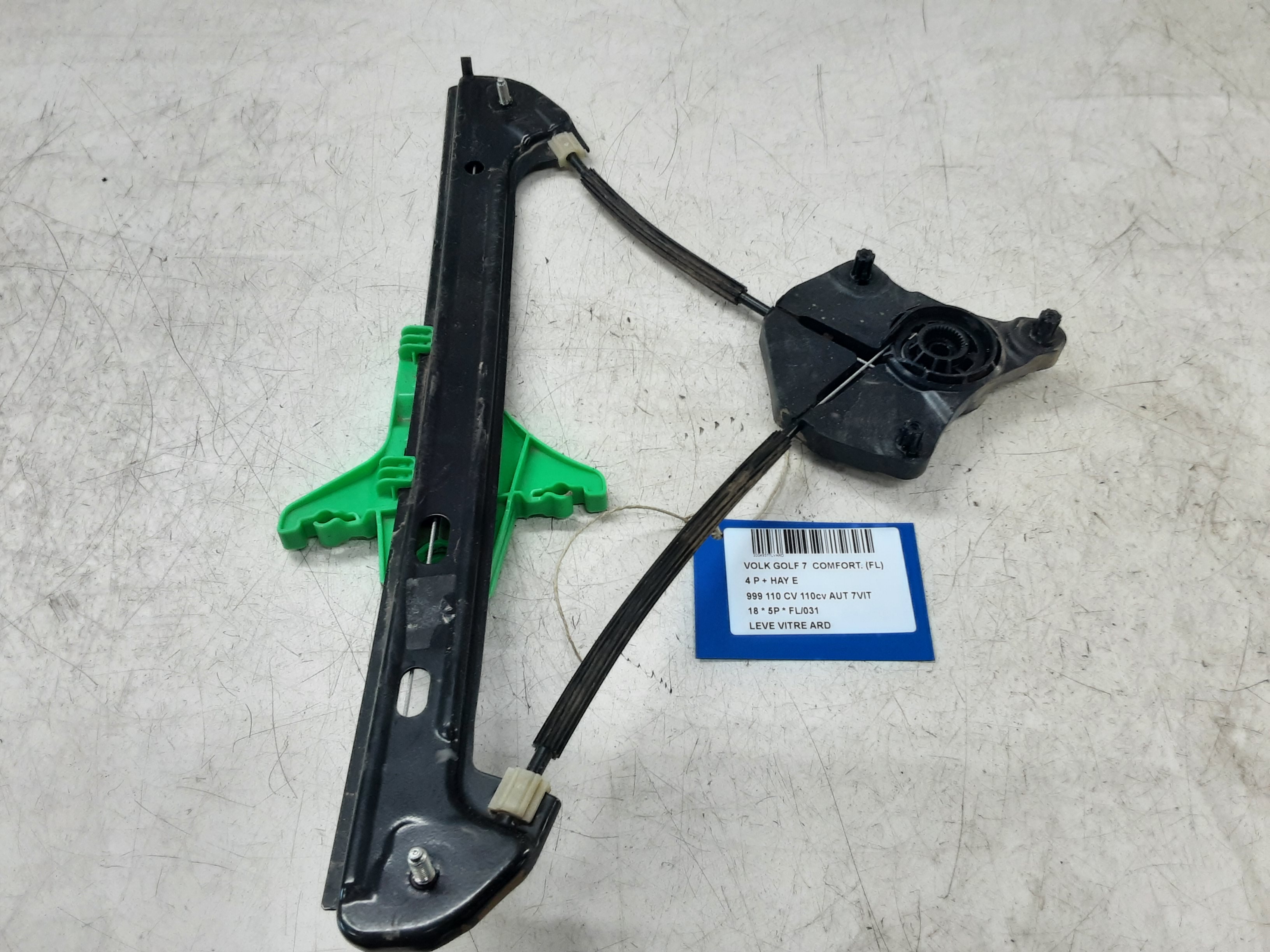 LEVE-VITRE DE PORTE ARRIERE DROITE Vw GOLF VII 1/17 - 2/20 FaceLift