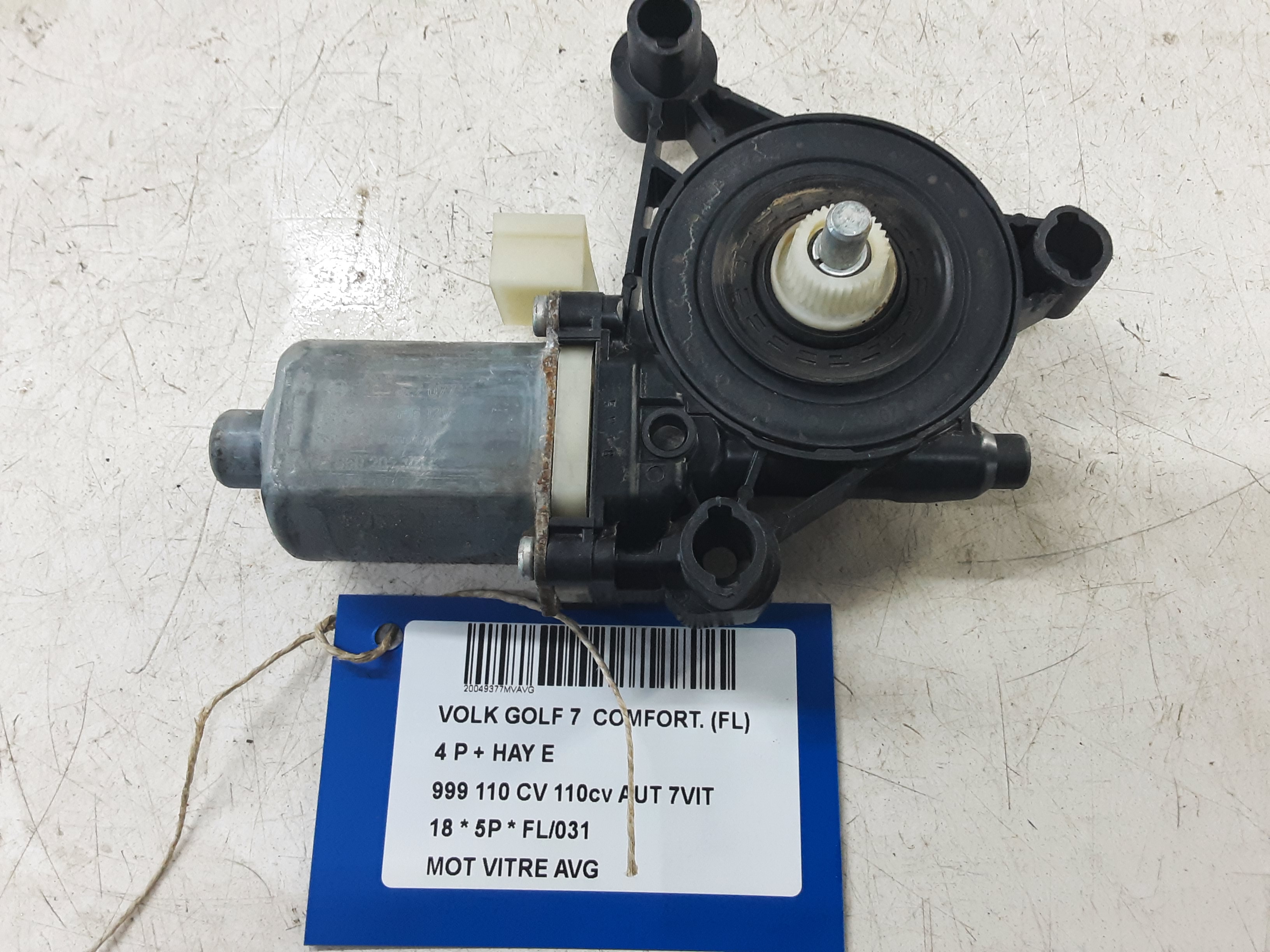 MOTEUR DE VITRE DE PORTE AVANT GAUCHE Vw GOLF VII 1/17 - 2/20 FaceLift