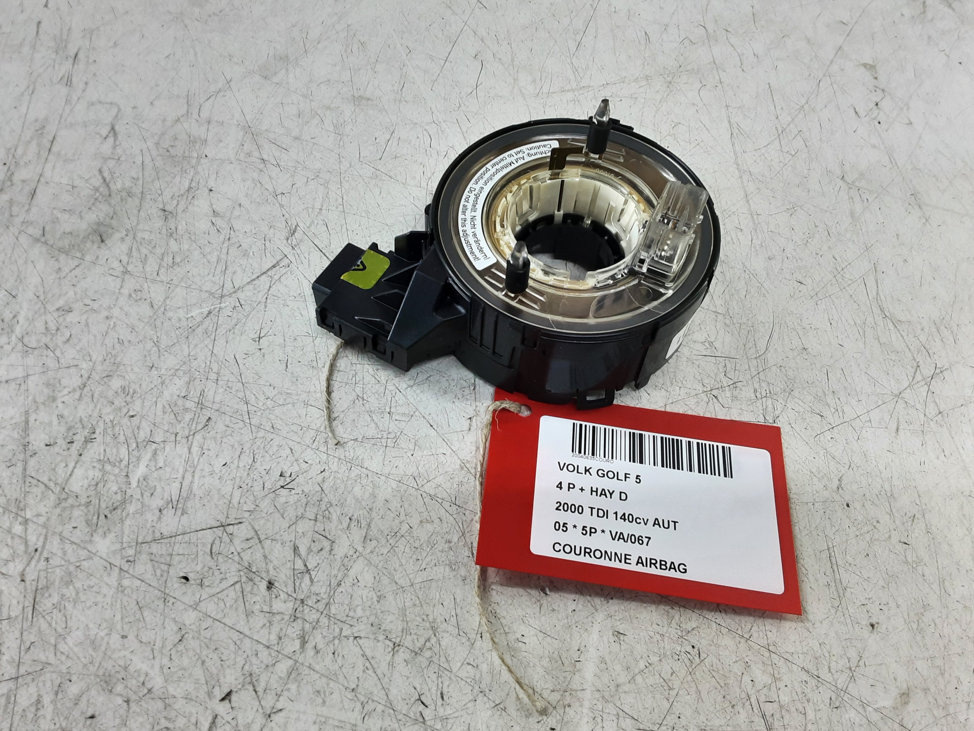 COURONNE D&#039;AIRBAG Vw GOLF V 11/03 - 08