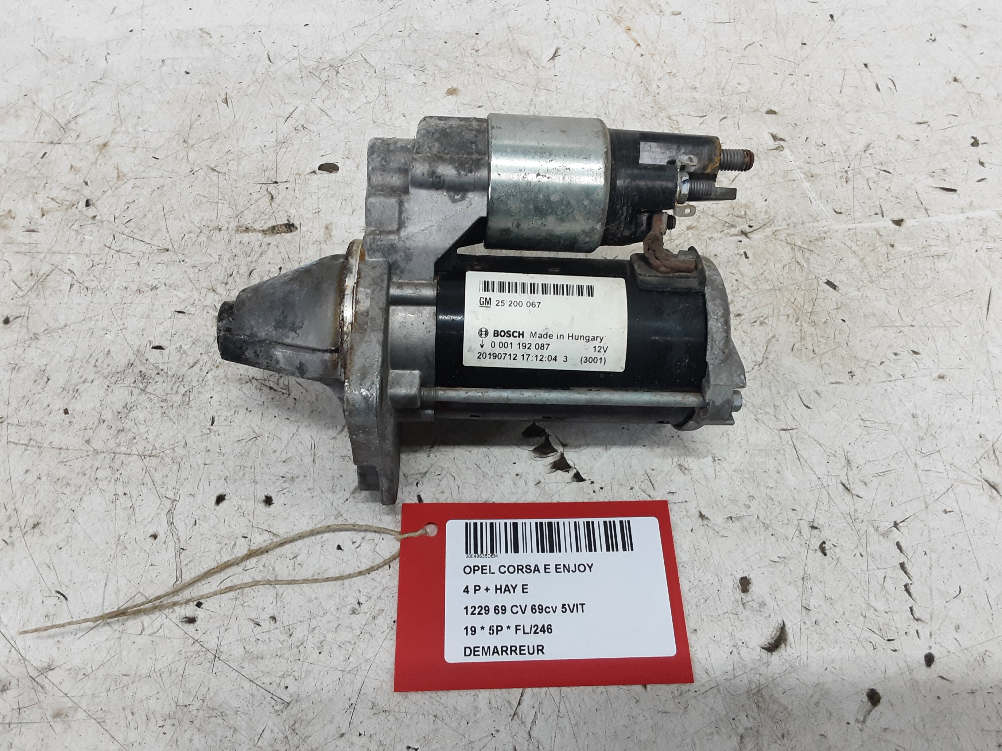 STARTMOTOR Opel CORSA E 10/14-  19