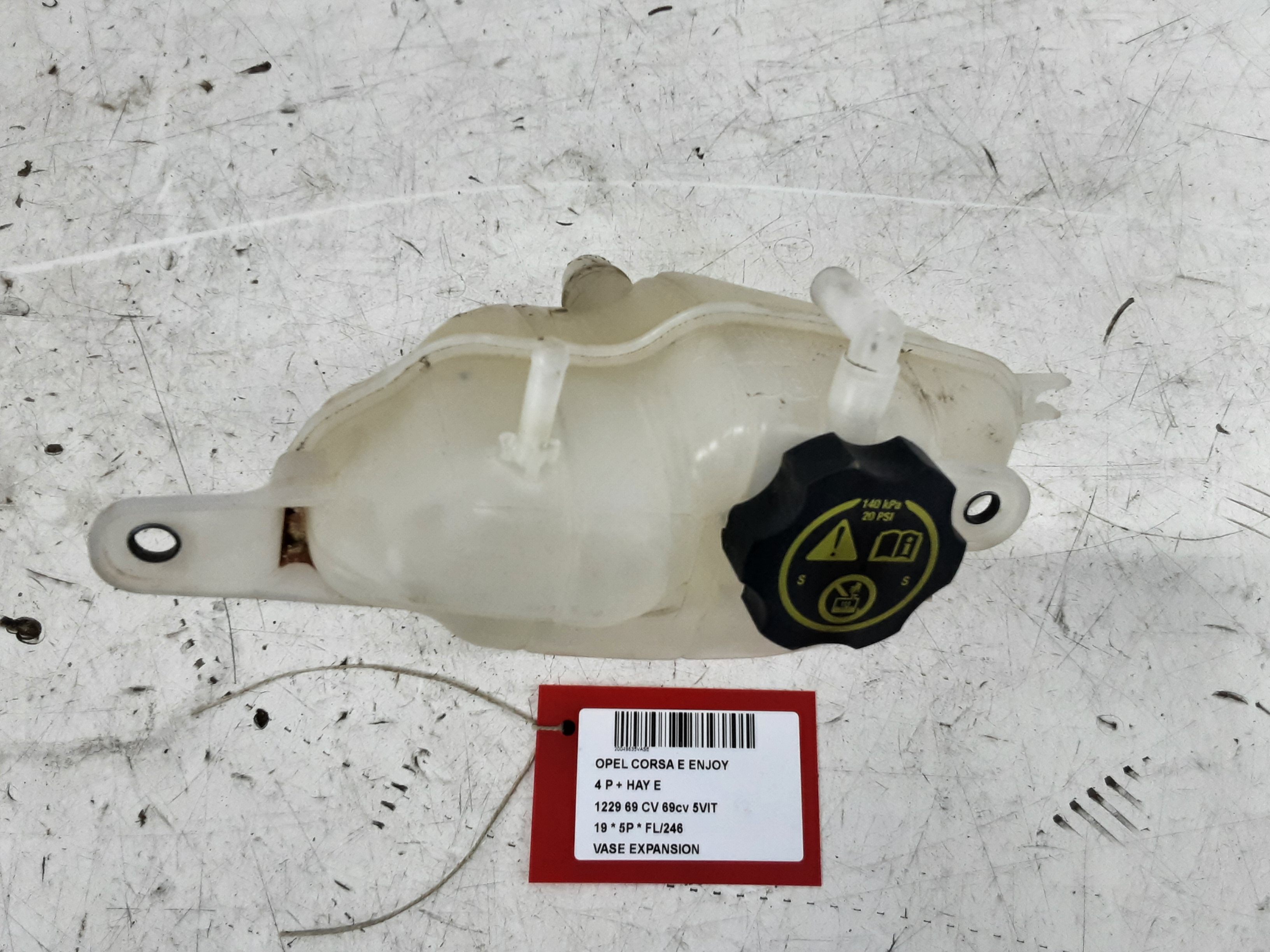 VASE D&#039;EXPANSION Opel CORSA E 10/14-  19