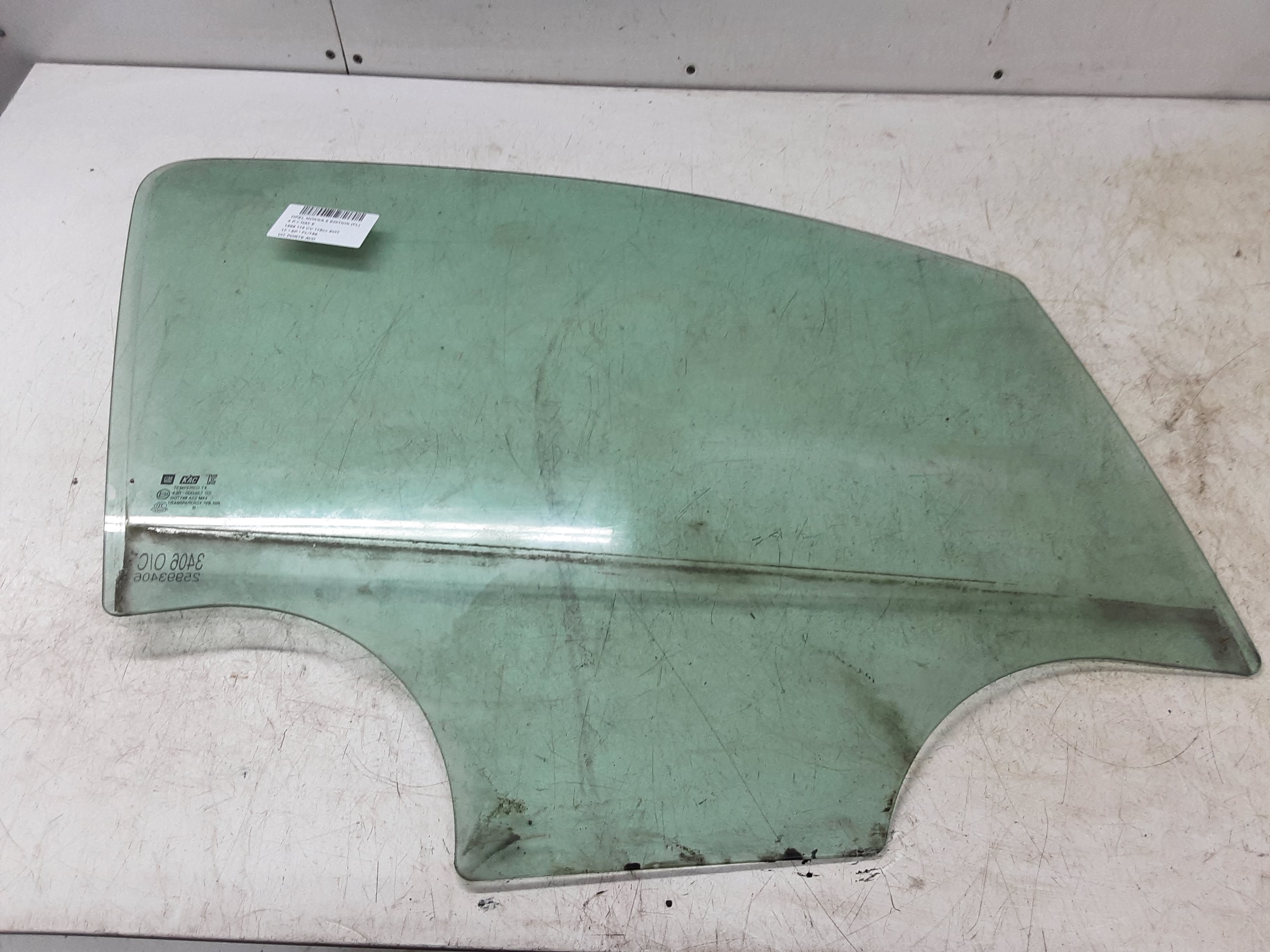 RIGHT FRONT DOOR WINDOW Opel MOKKA X 10/16 - 21
