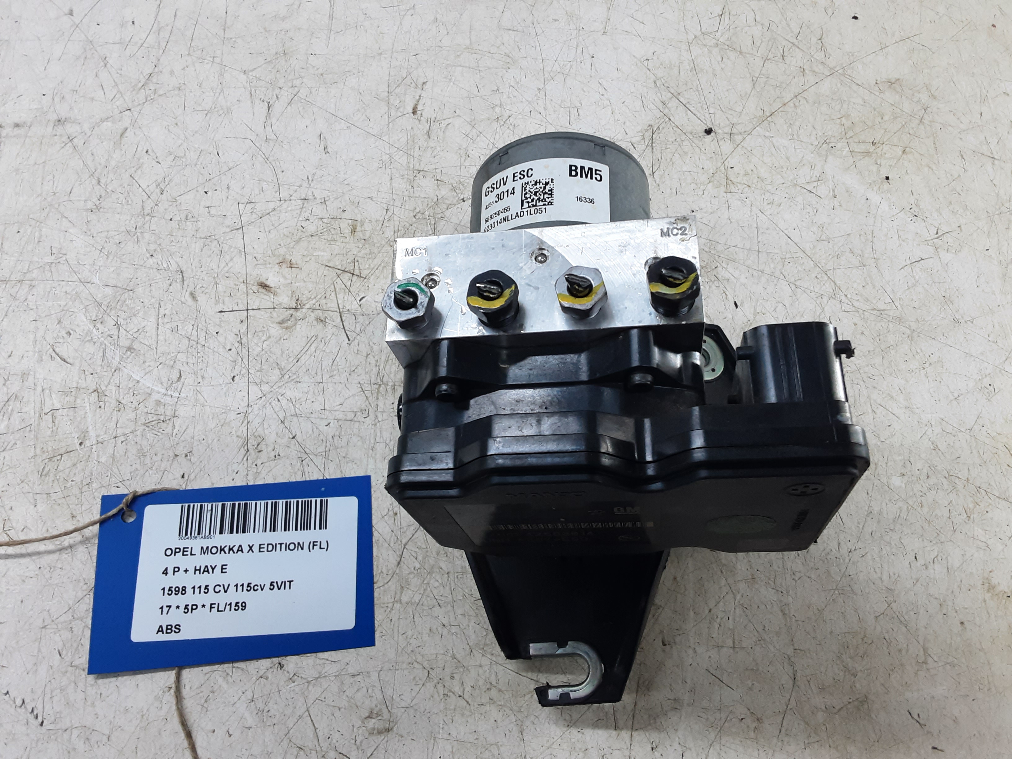 SYSTEME ABS Opel MOKKA X 10/16 - 21