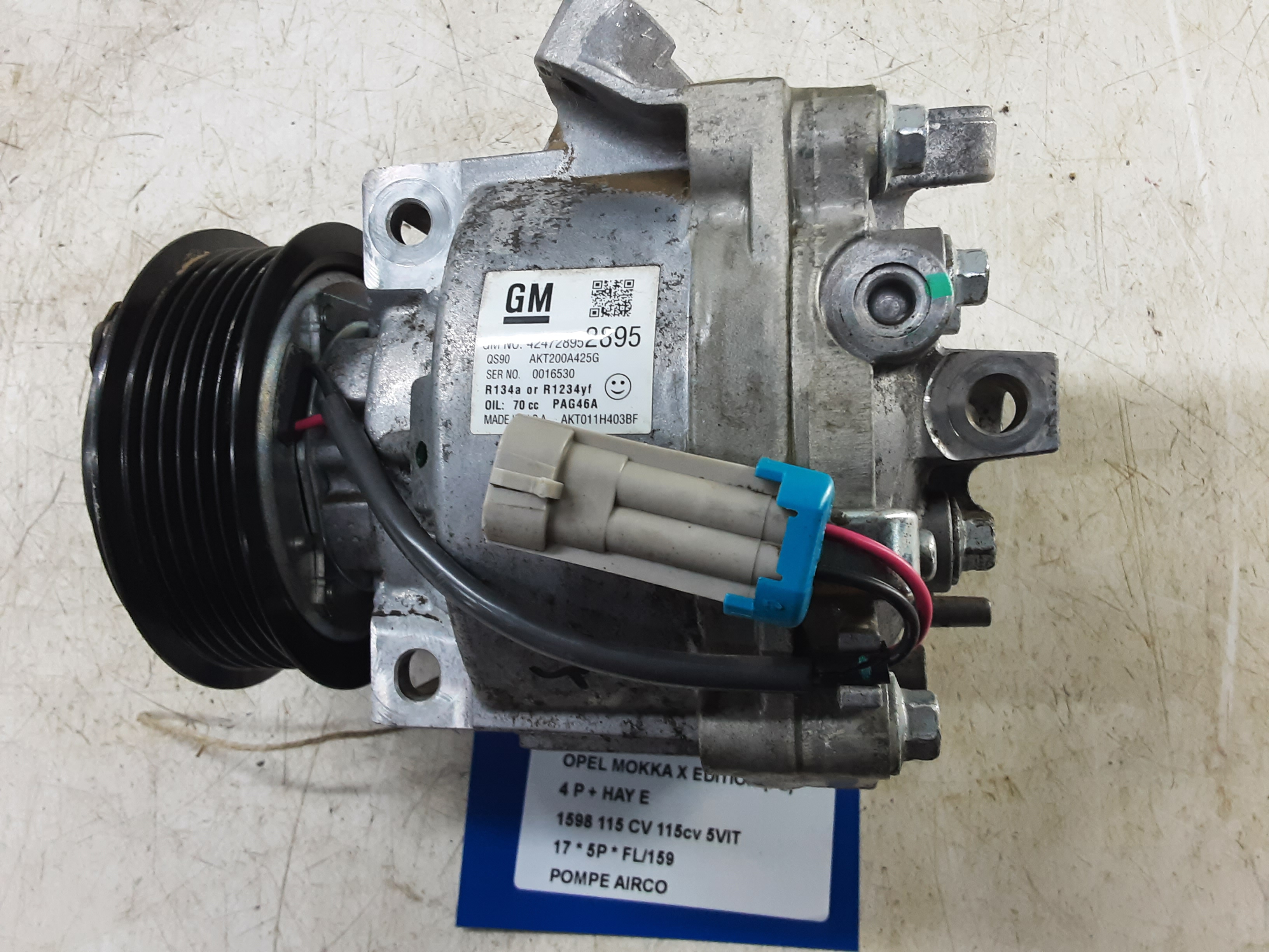 AIRCO POMP Opel MOKKA X 10/16 - 21