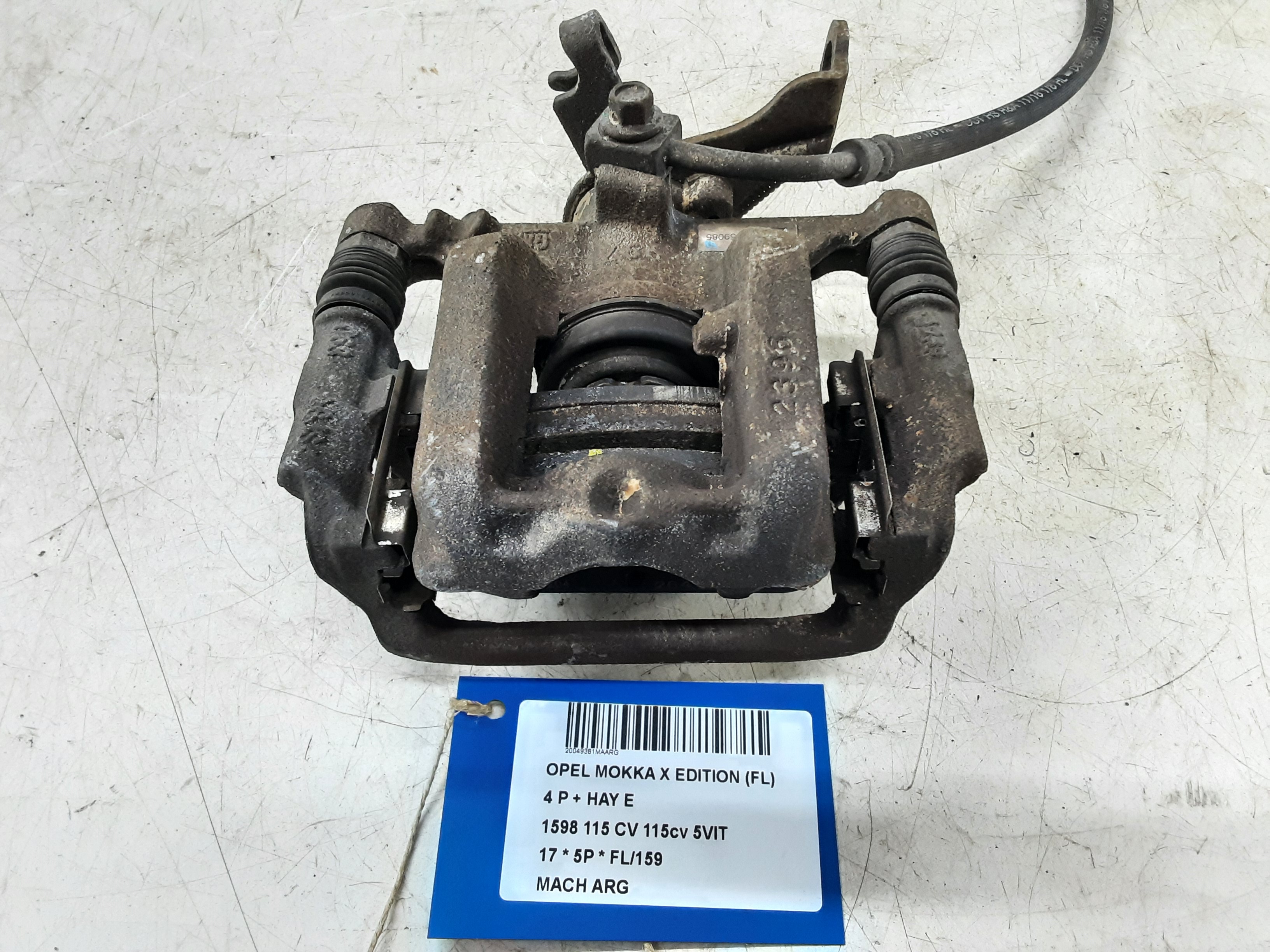 REMKLAUW ACHTER LINKS Opel MOKKA X 10/16 - 21