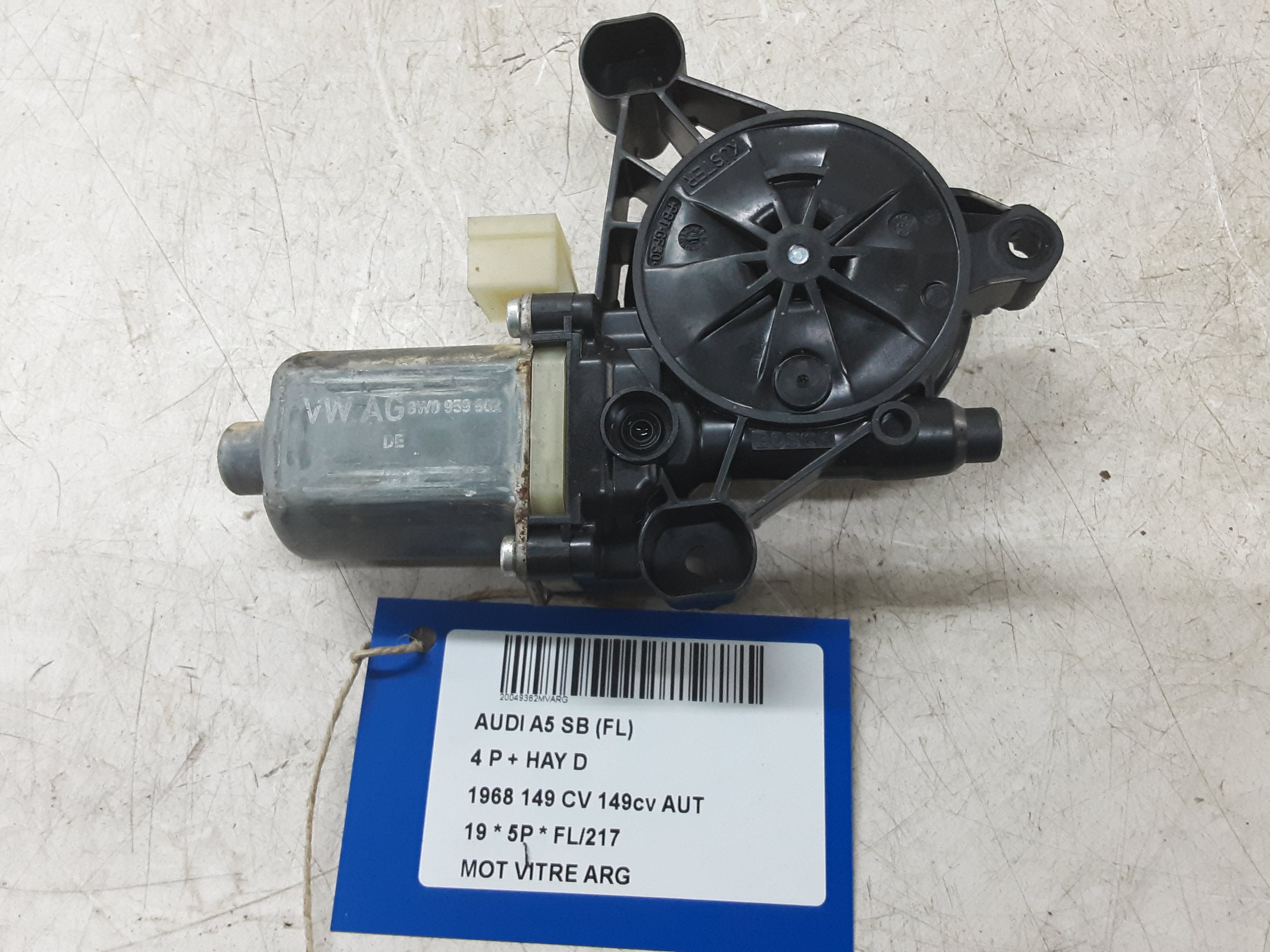 MOTOR RUITMECHANISME ACHTER LINKS Audi A5 (3) 5/16+