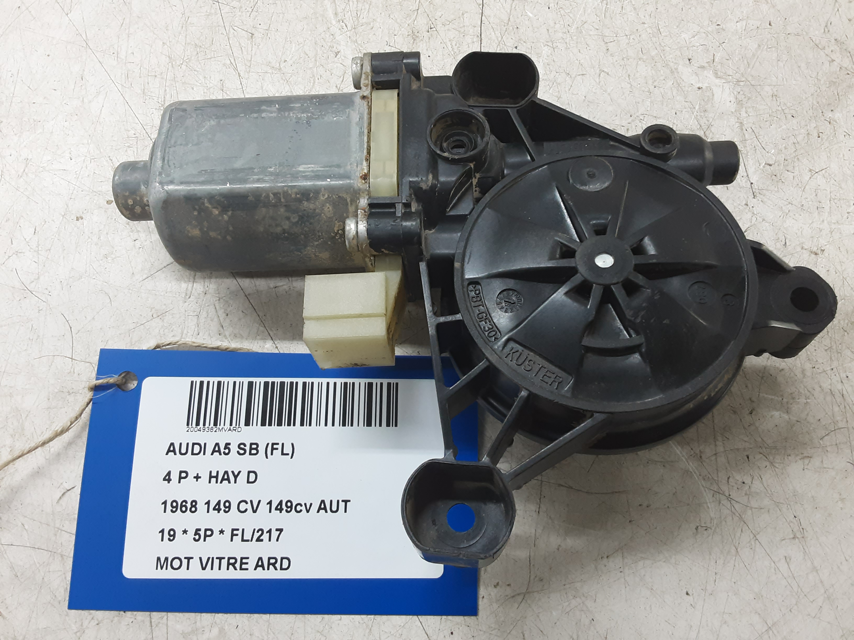 MOTEUR DE VITRE DE PORTE ARRIERE DROITE Audi A5 (3) 5/16+