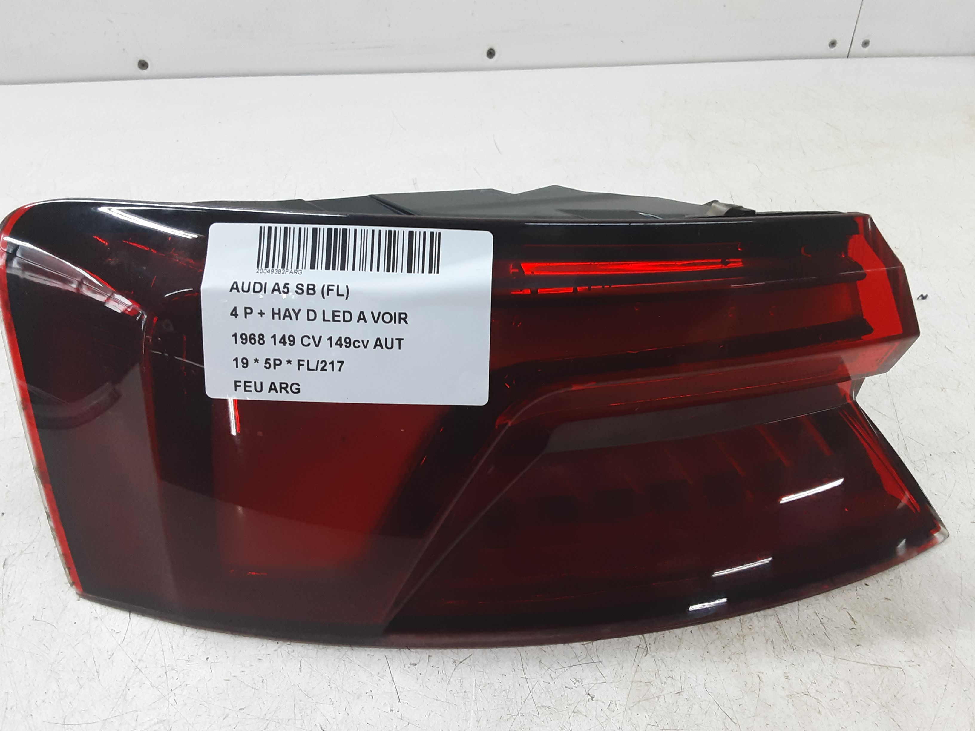 ACHTERLICHT LINKS Audi A5 (3) 5/16+