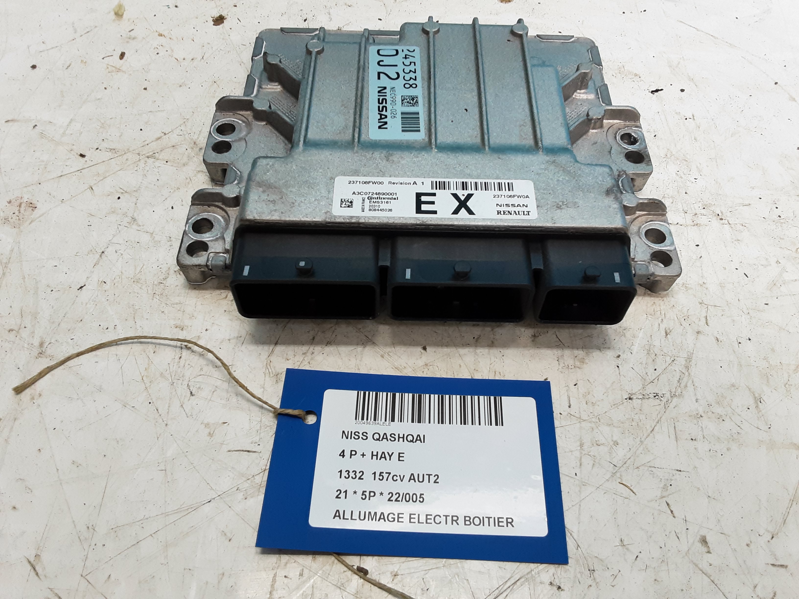ONTSTEKINGSMODULE Nissan QASHQAI 7/17 -  21 J11