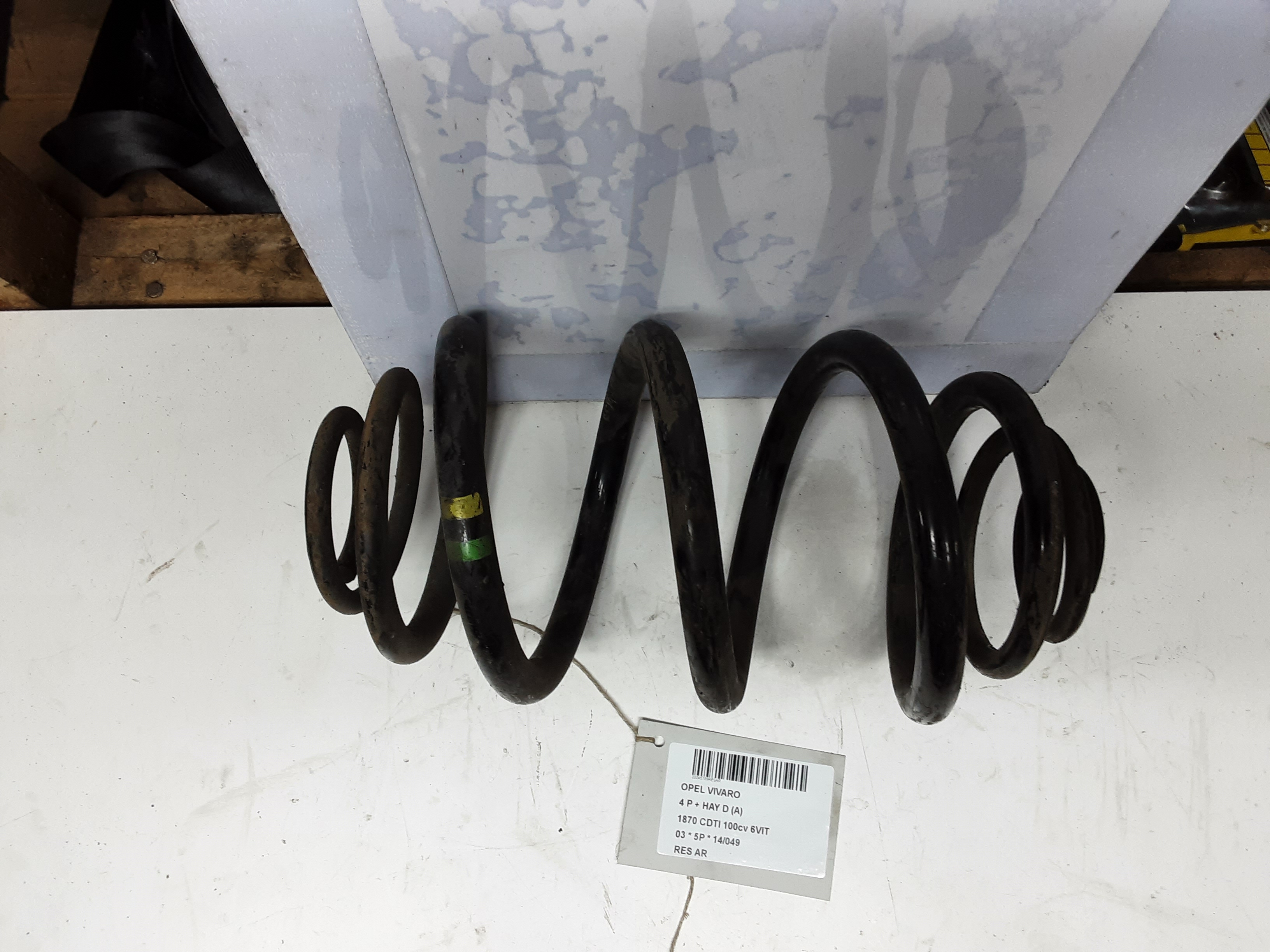 RESSORT ARRIERE Opel VIVARO - 7/06