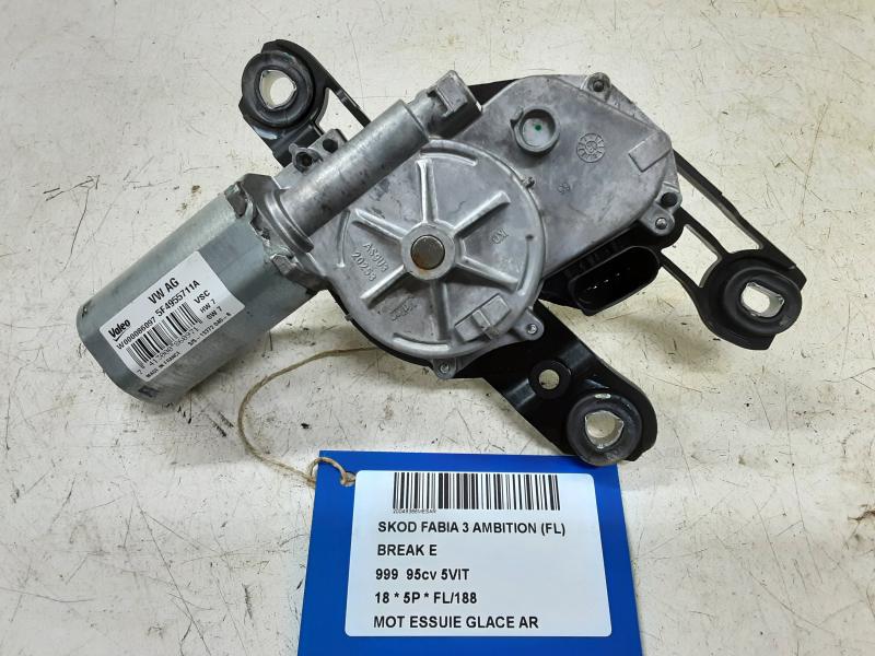 RUITENWISSERMOTOR ACHTER Skoda FABIA (NJ) MK3 10/14 -9/18
