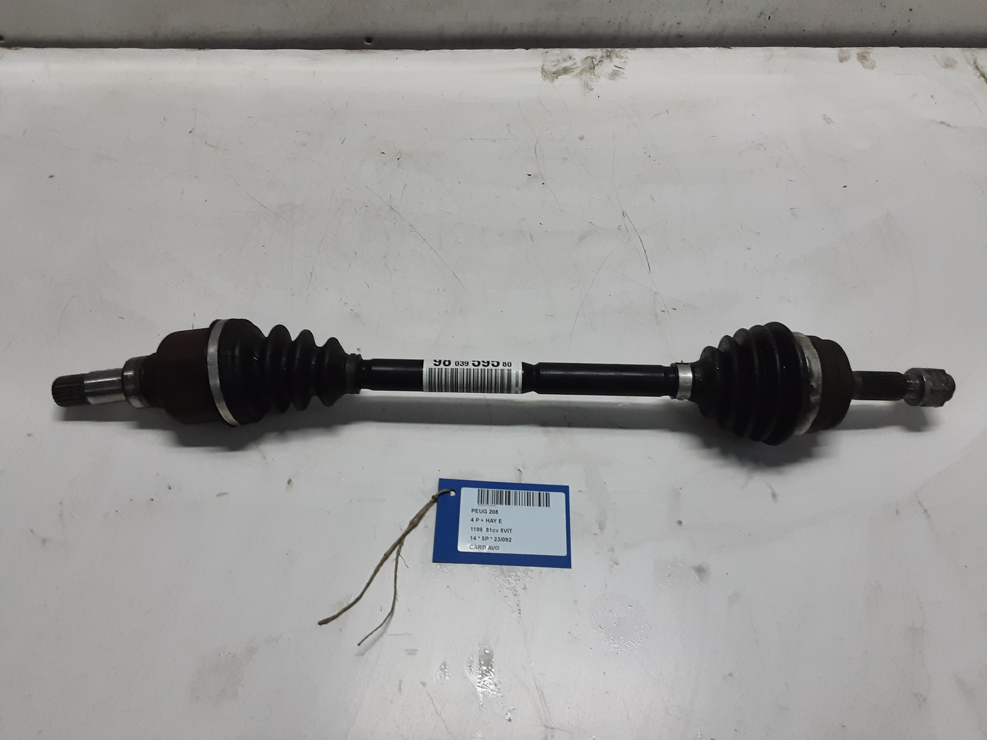 AANDRIJFAS VOOR LINKS Peugeot 208 3/12 - 7/15