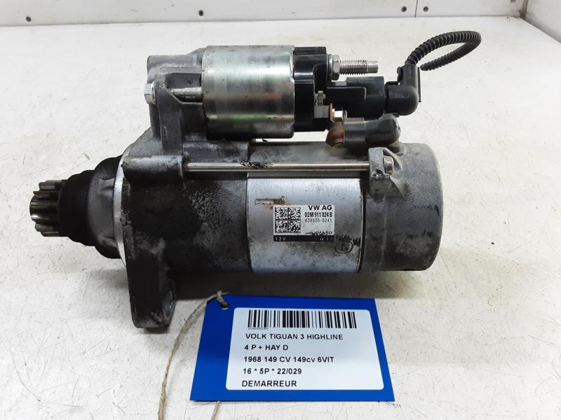 STARTMOTOR Vw TIGUAN (3) 02/16- 10/20