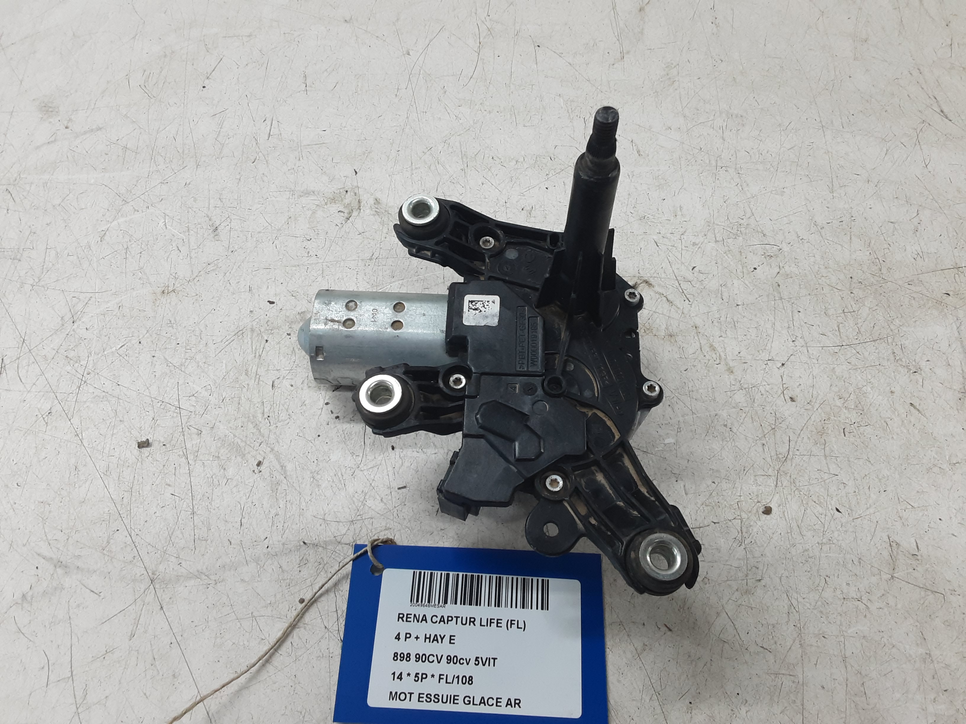 RUITENWISSERMOTOR ACHTER Renault CAPTUR (1) 05/13 - 5/17