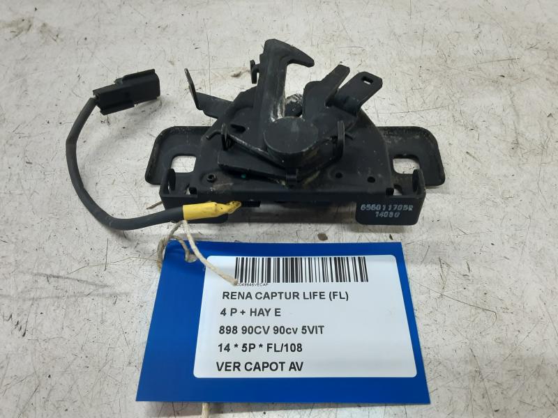 VERGRENDELING MOTORKAP Renault CAPTUR (1) 05/13 - 5/17
