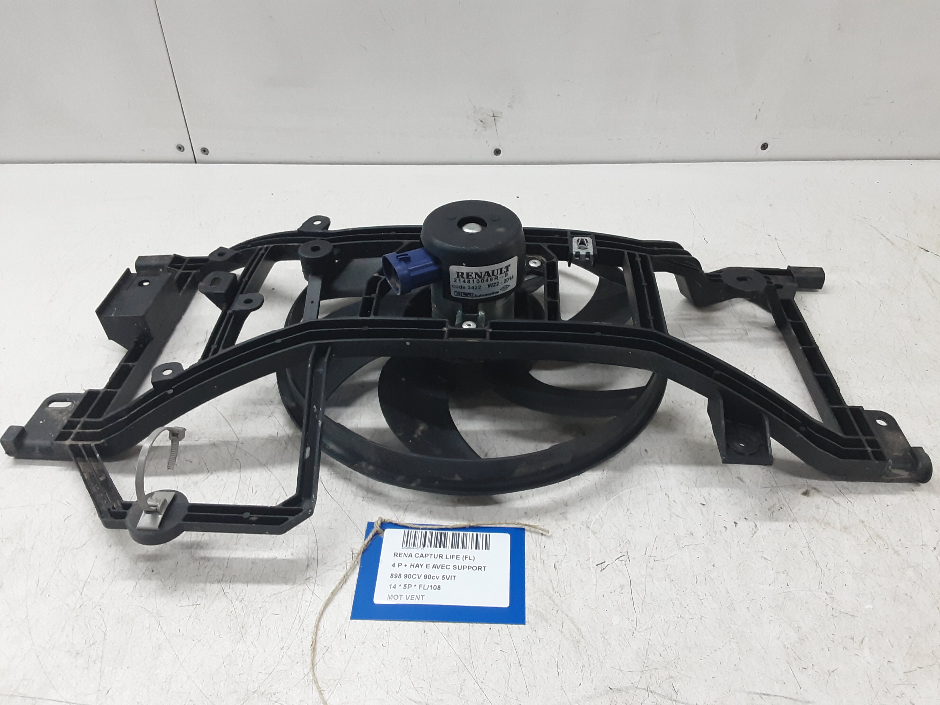 KACHEL VENTILATORMOTOR Renault CAPTUR (1) 05/13 - 5/17