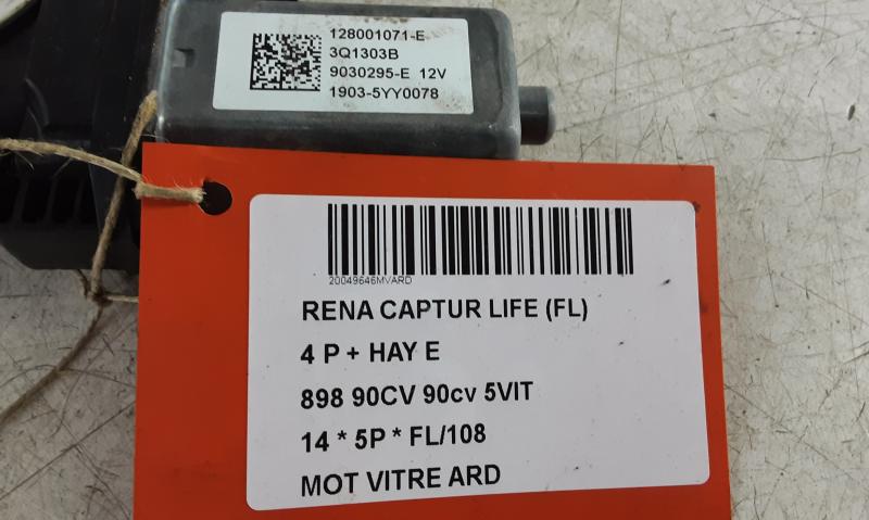 MOTOR RUITMECHANISME ACHTER RECHTS Renault CAPTUR (1) 05/13 - 5/17