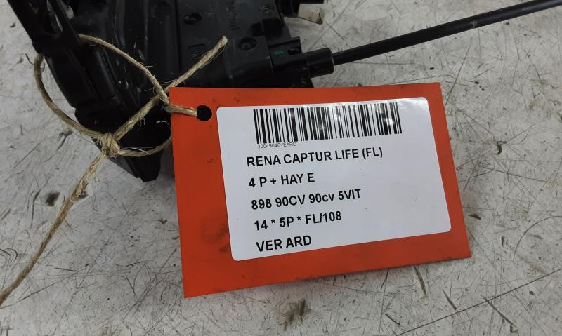 VERGRENDELING ACHTER RECHTS Renault CAPTUR (1) 05/13 - 5/17