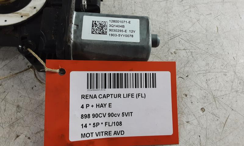MOTOR RUITMECHANISME VOOR RECHTS Renault CAPTUR (1) 05/13 - 5/17