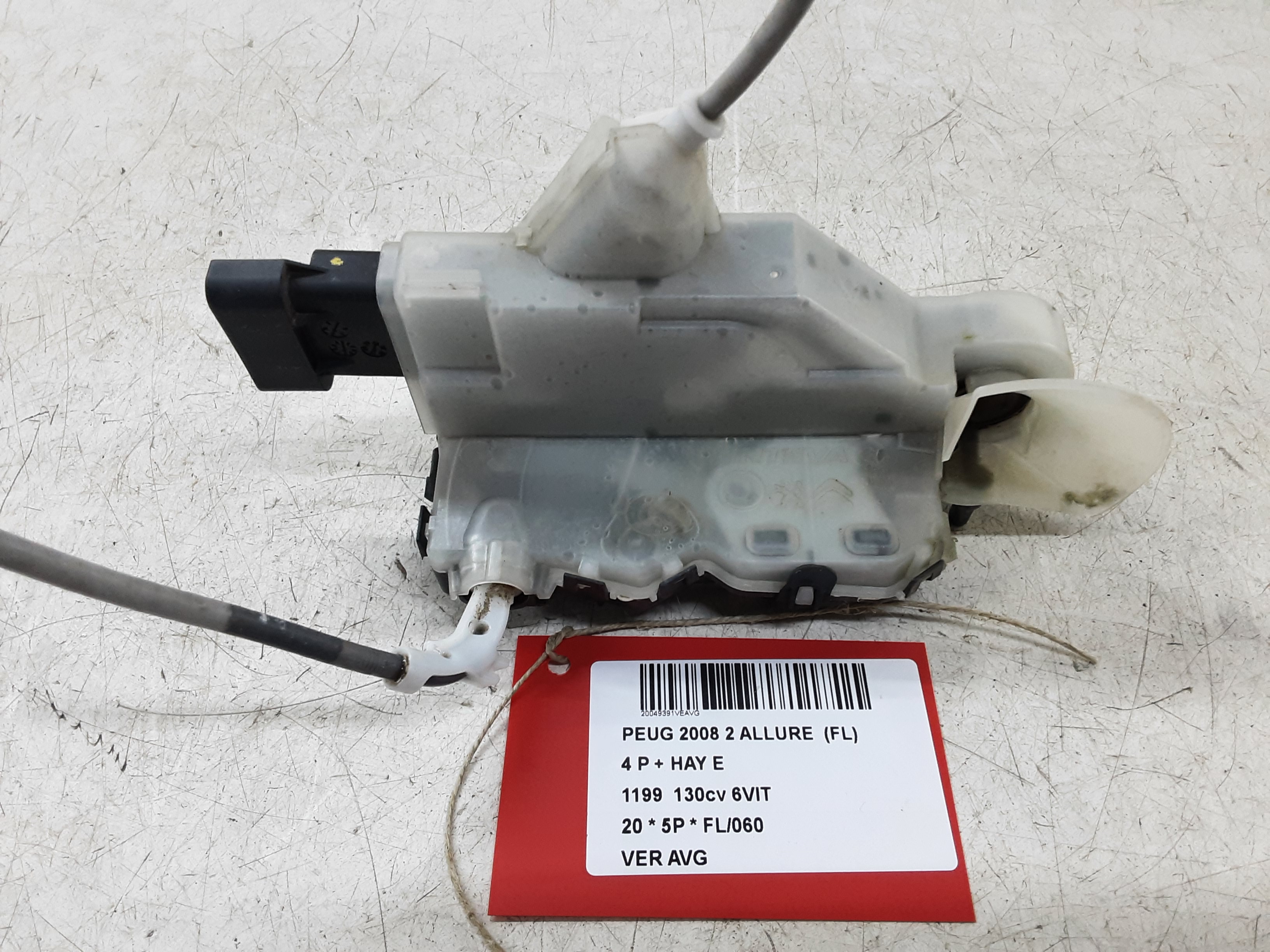 VERGRENDELING VOOR LINKS Peugeot 2008 (2) 8/19+